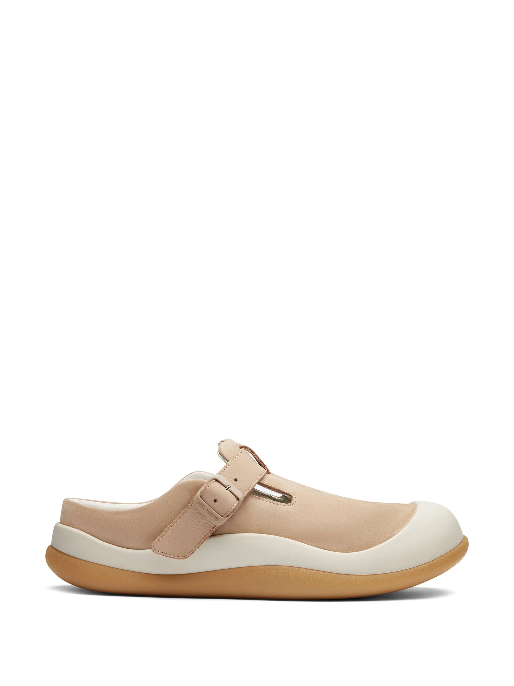 Squish T-Bar suede mules