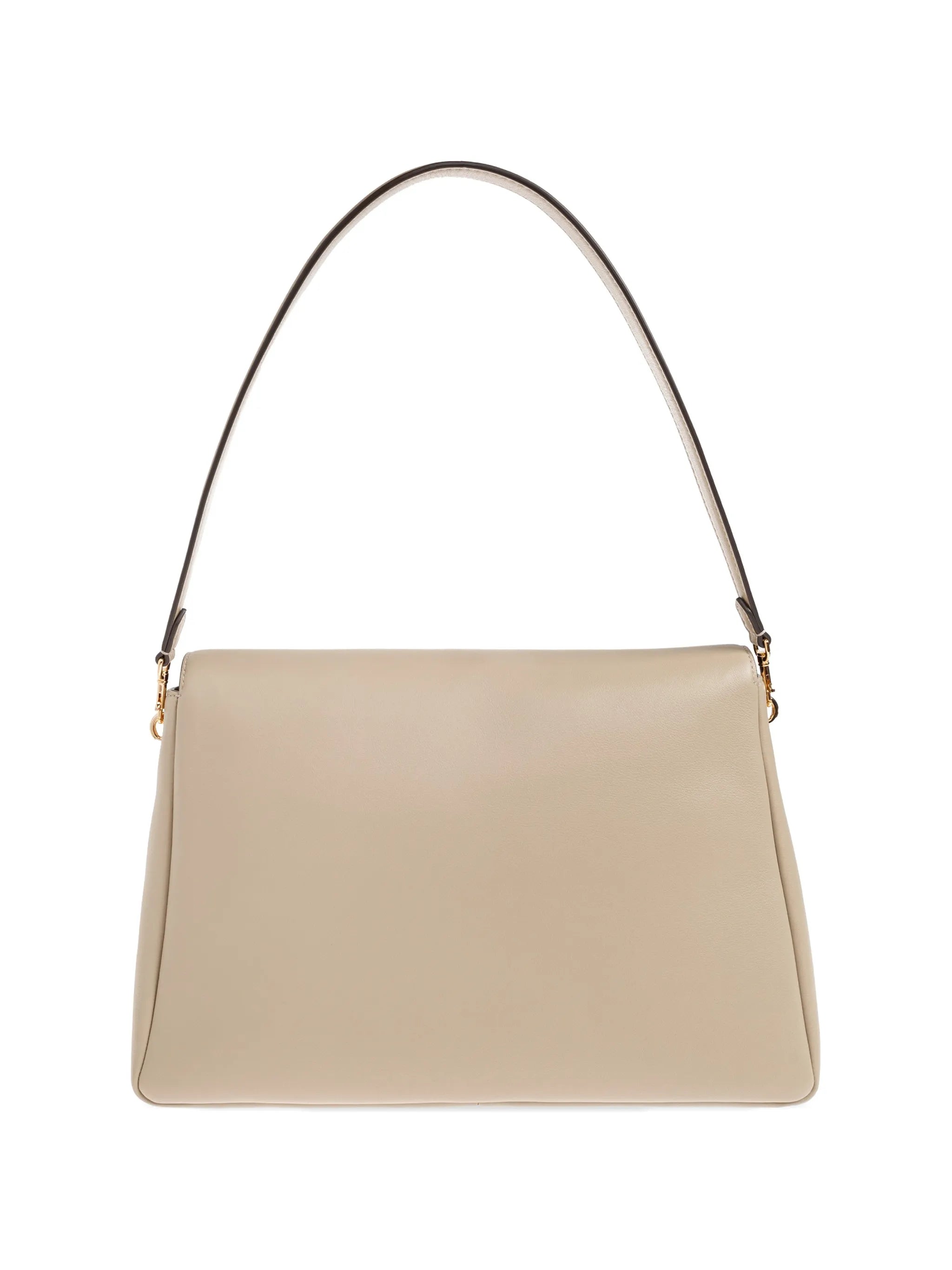 large Charlie logo-plaque shoulder bag