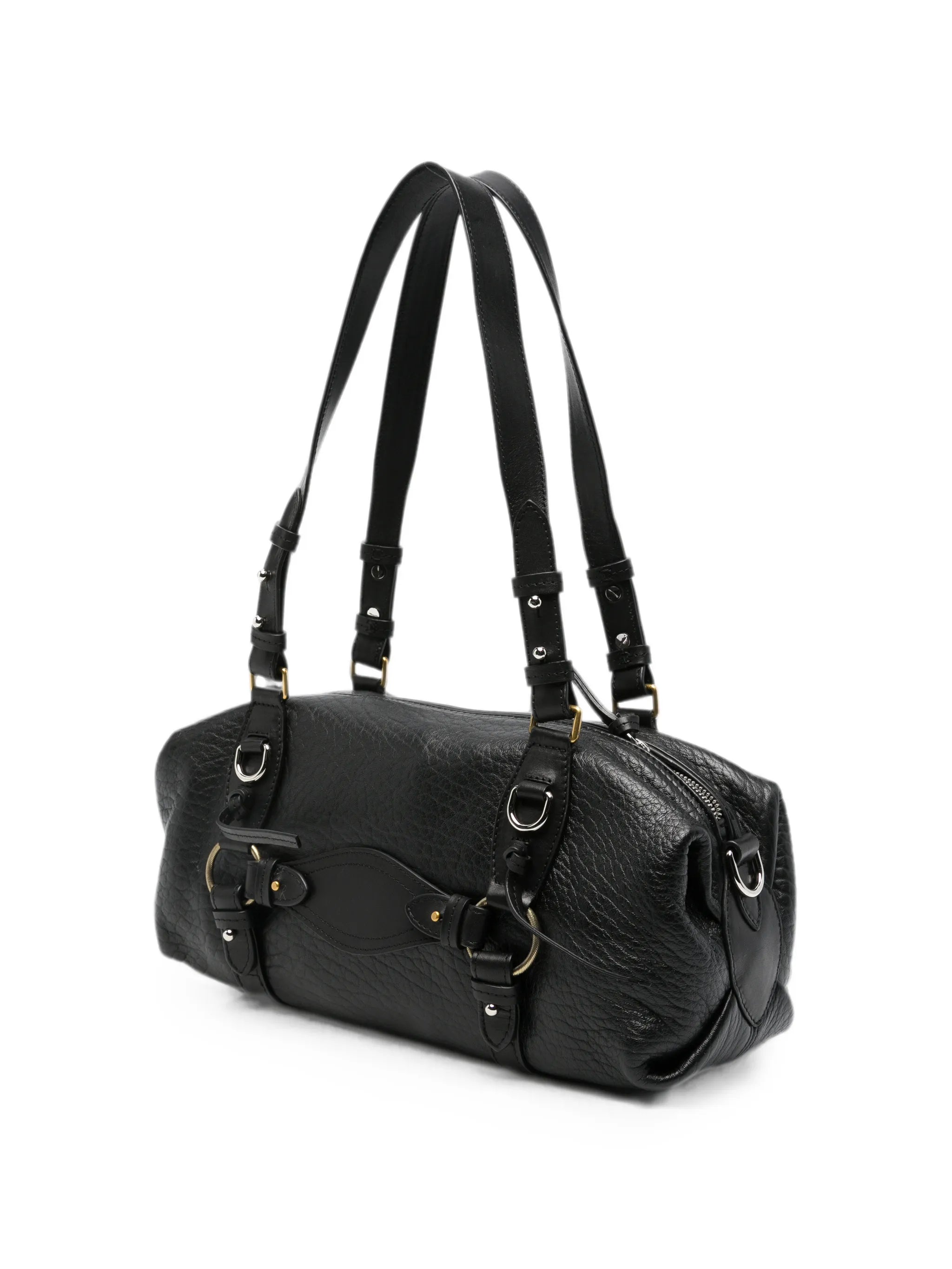mini Tilpa buckle-detail pebbled shoulder bag