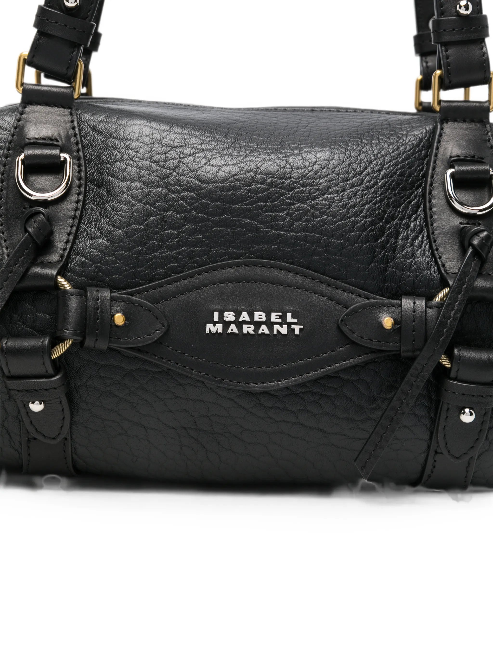 mini Tilpa buckle-detail pebbled shoulder bag