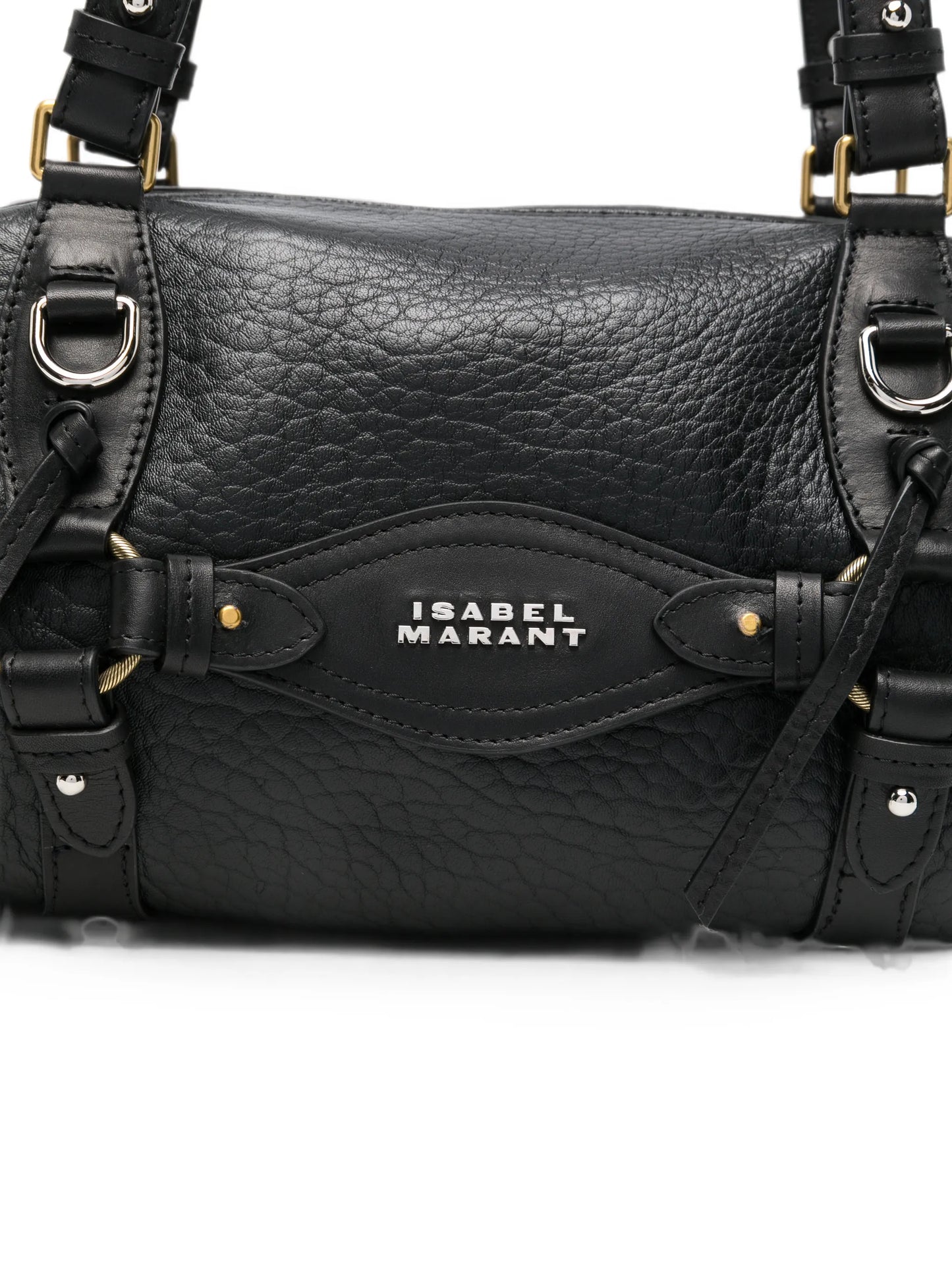 mini Tilpa buckle-detail pebbled shoulder bag