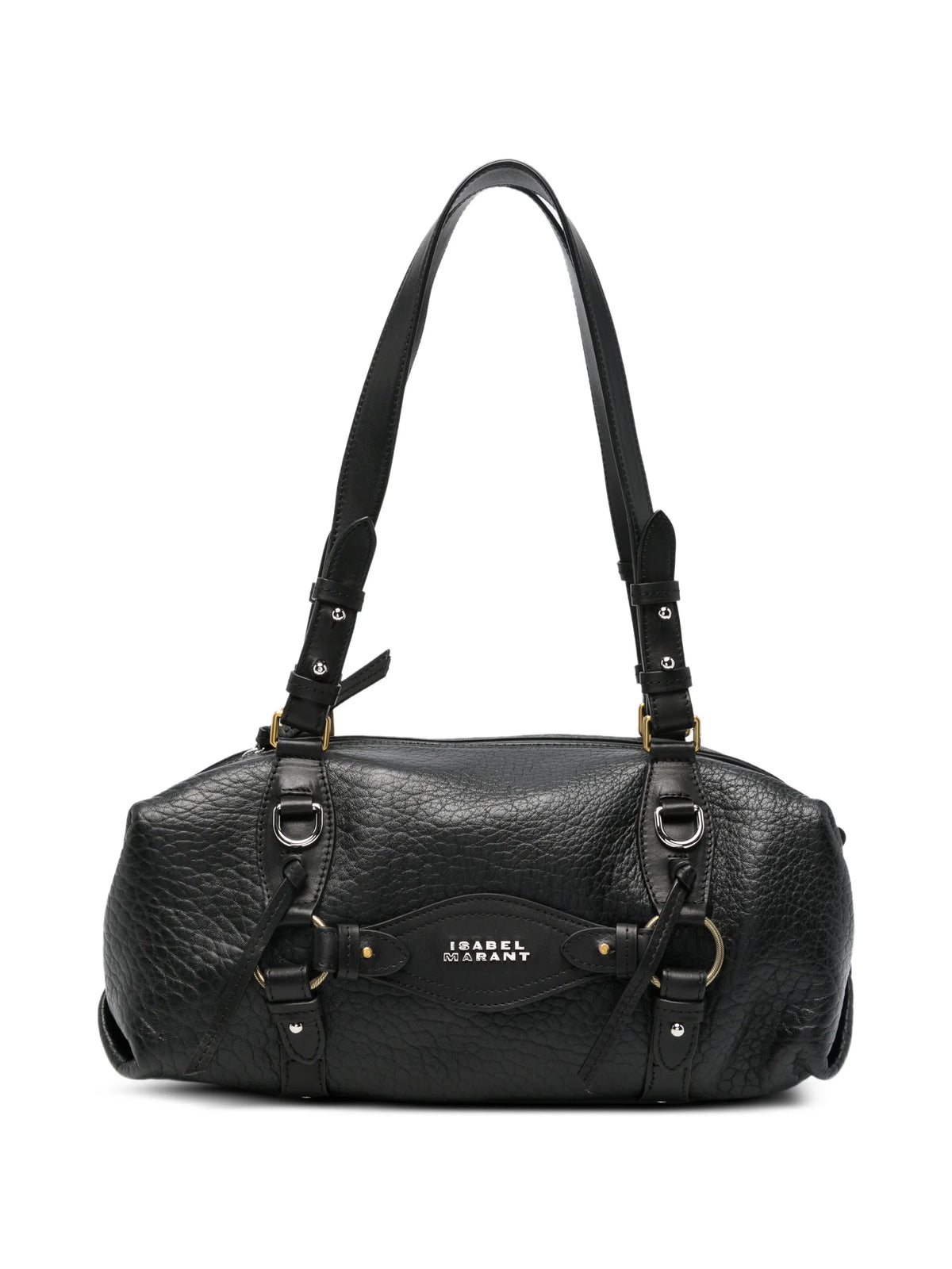 Tilpa mini bowling bag in grained leather
