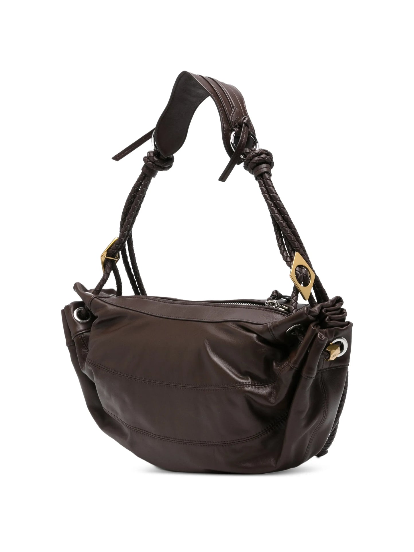 Maia braided-detail shoulder bag