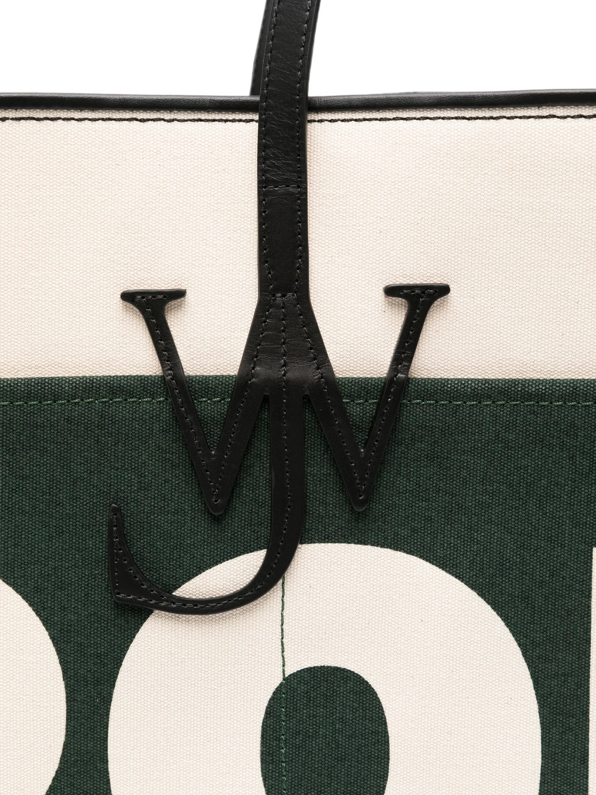 Anchor logo-plaque tote bag