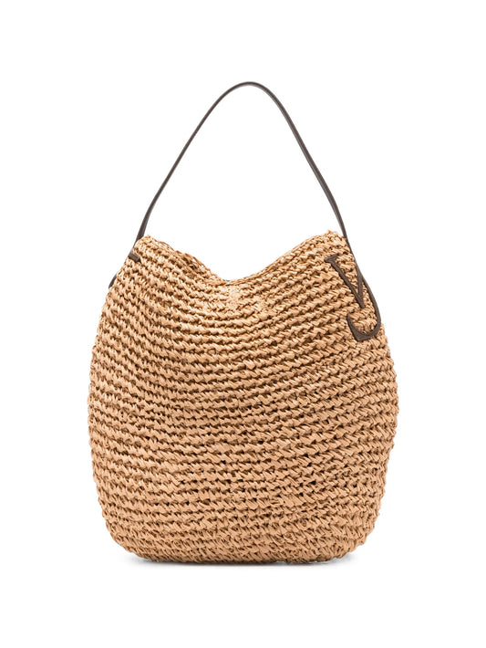large Bulb logo-embroidered bucket bag