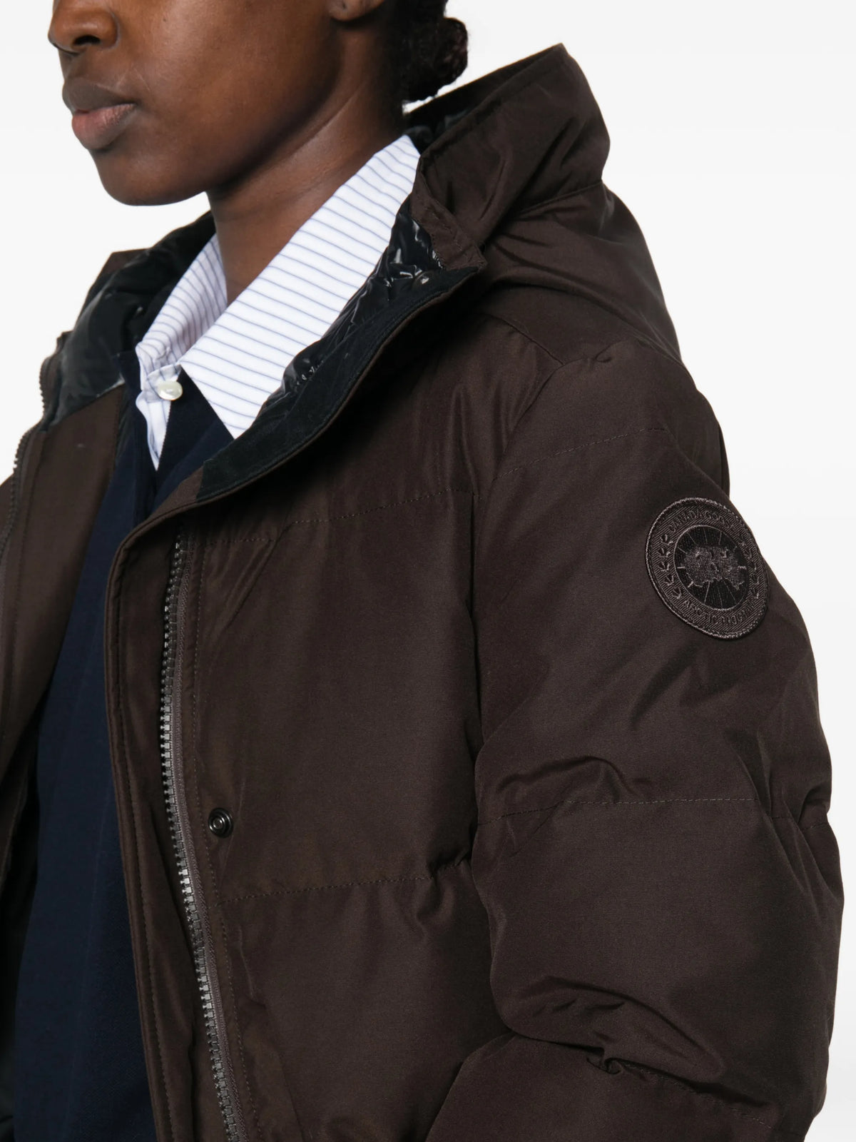 Louise quilted hooded coat