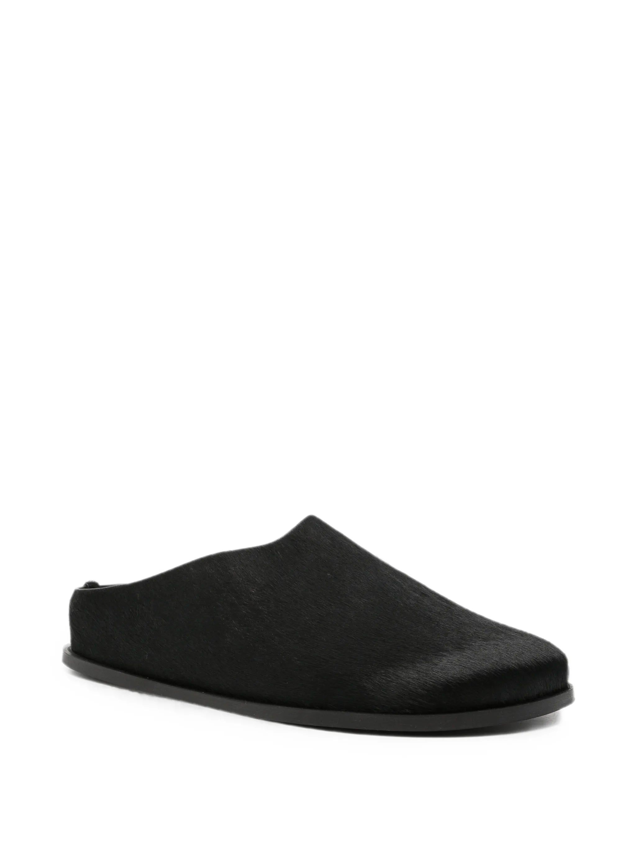 Lou calf hair clogs
