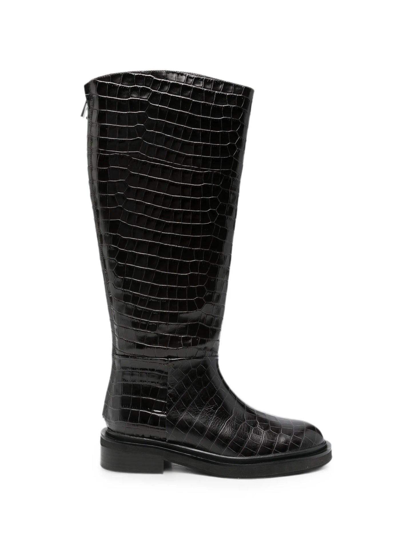 Jude croc-effect boots