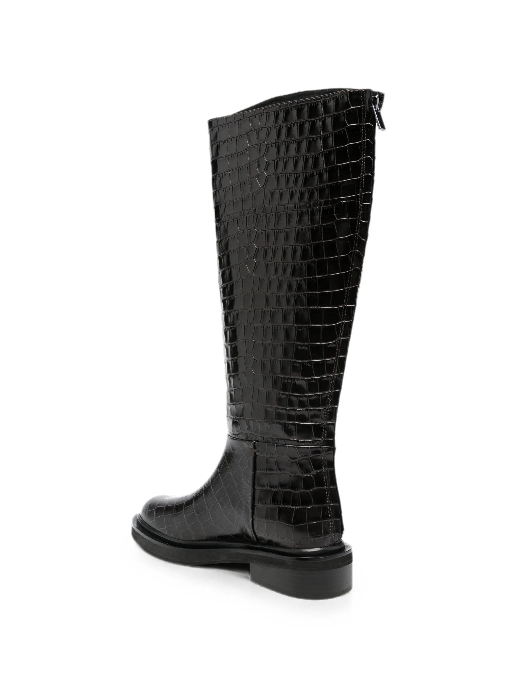 Jude croc-effect boots