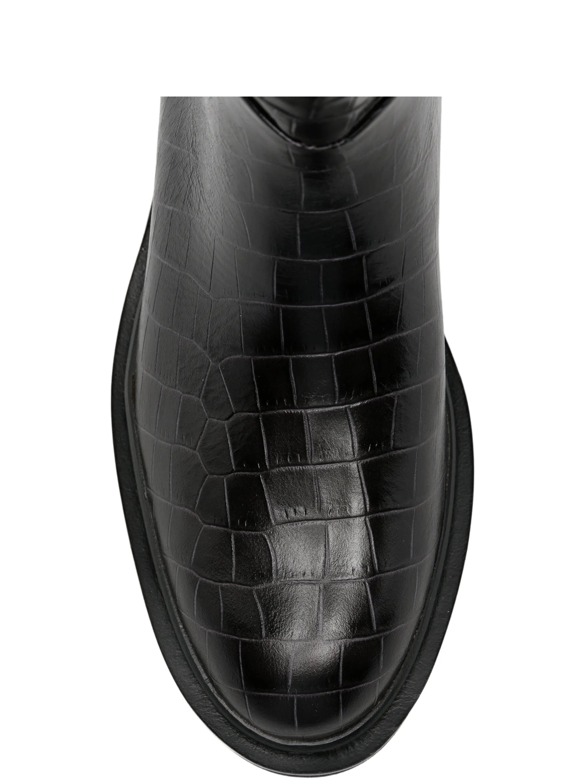 Jude croc-effect boots