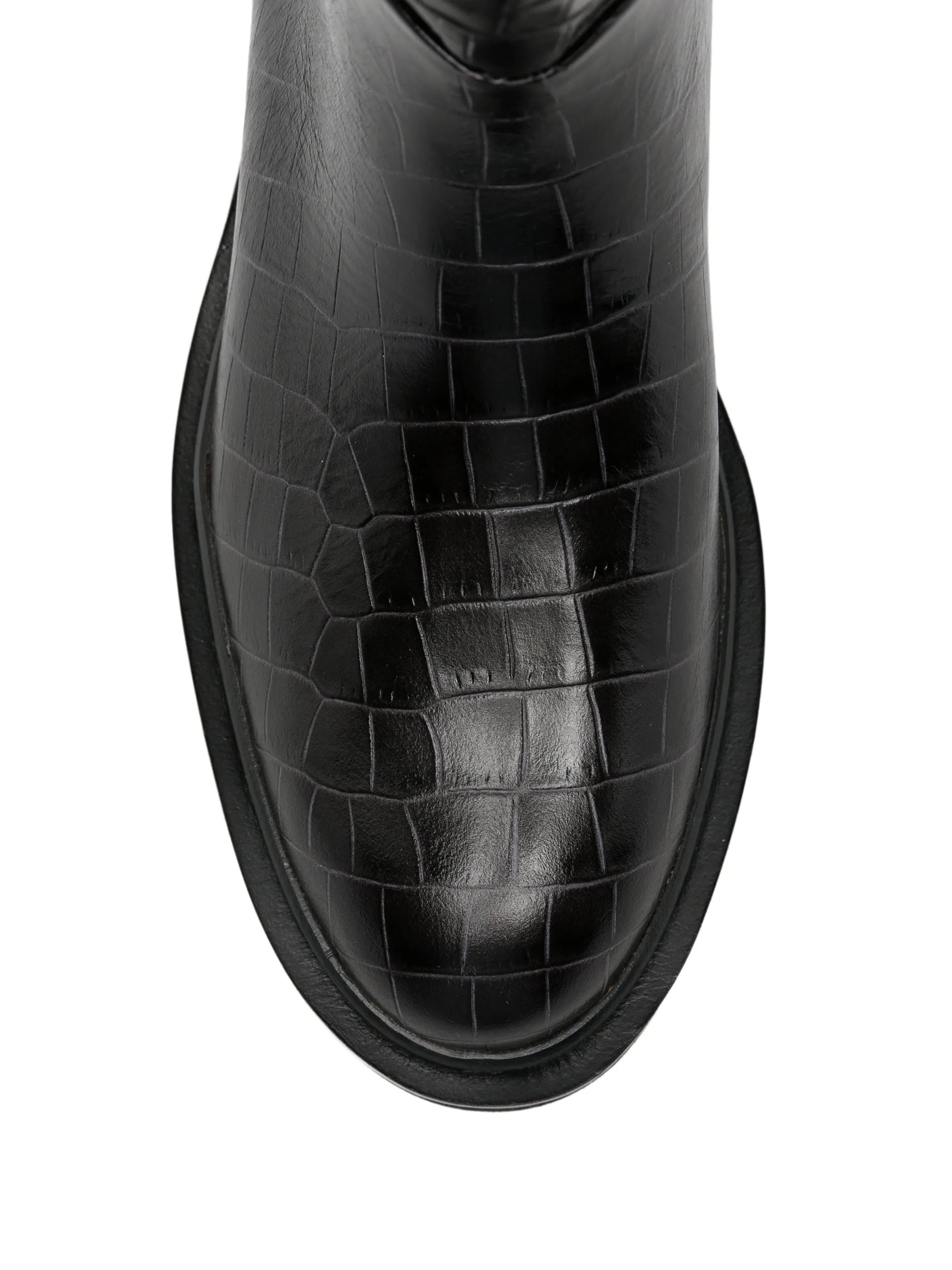 Jude croc-effect boots