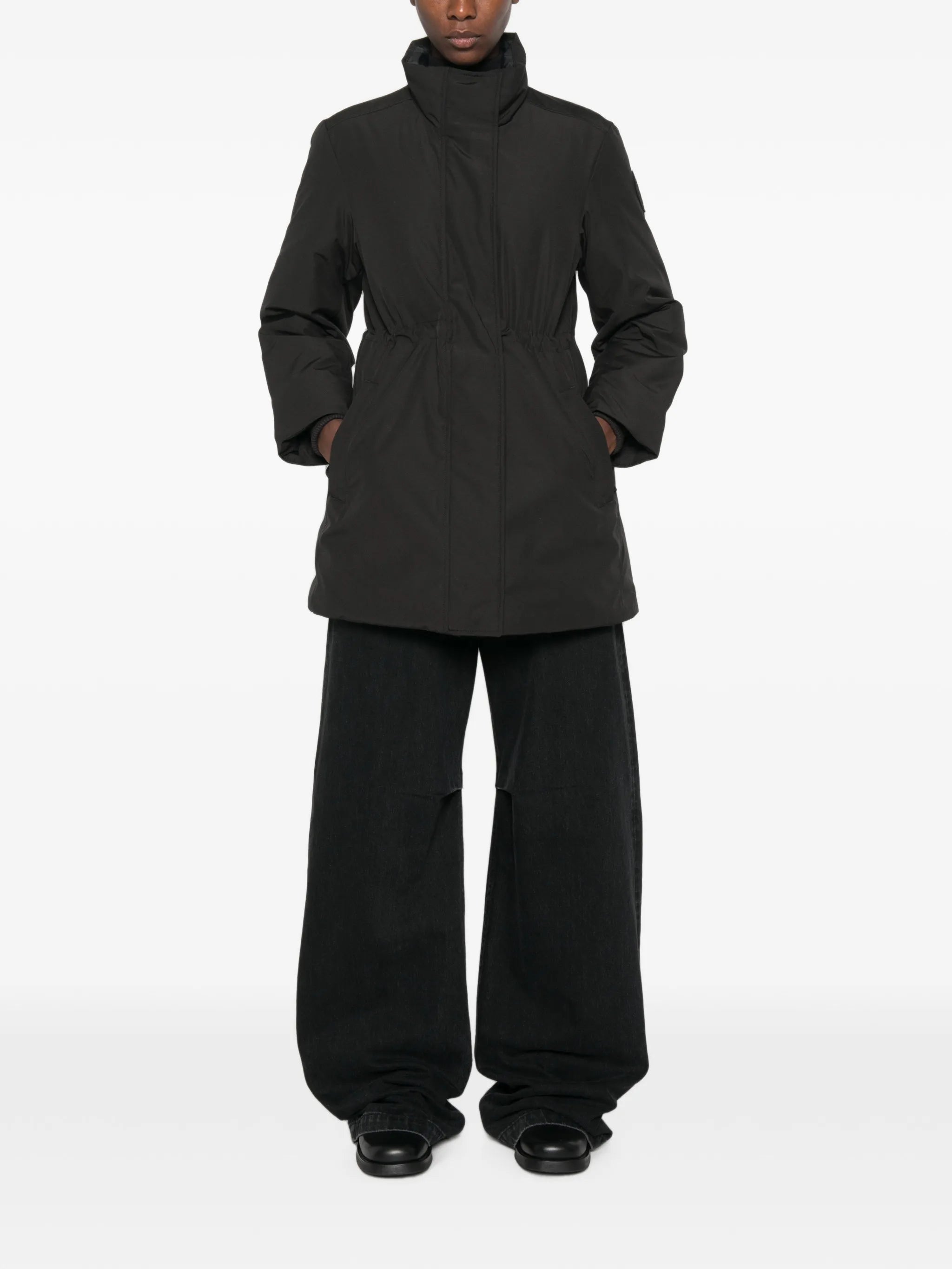 padded hooded jacket