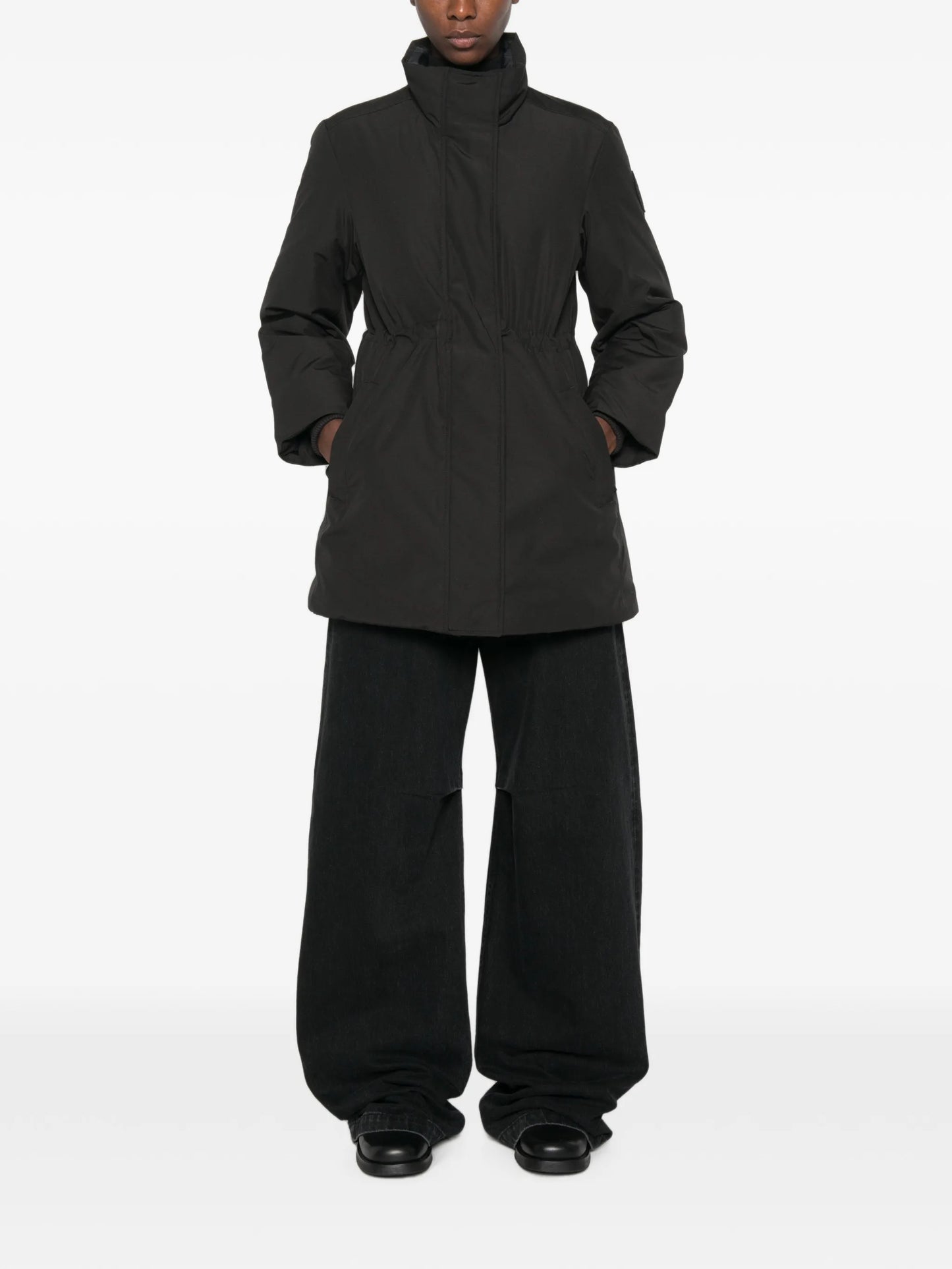 padded hooded jacket
