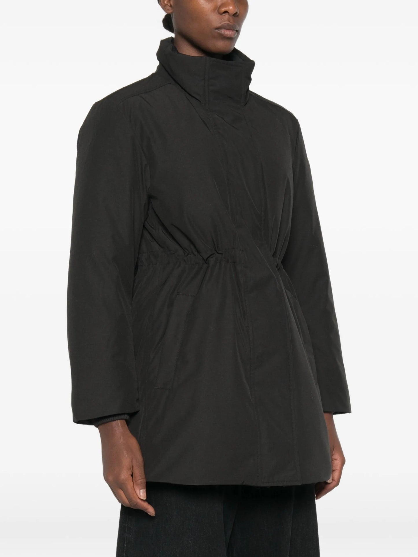 padded hooded jacket