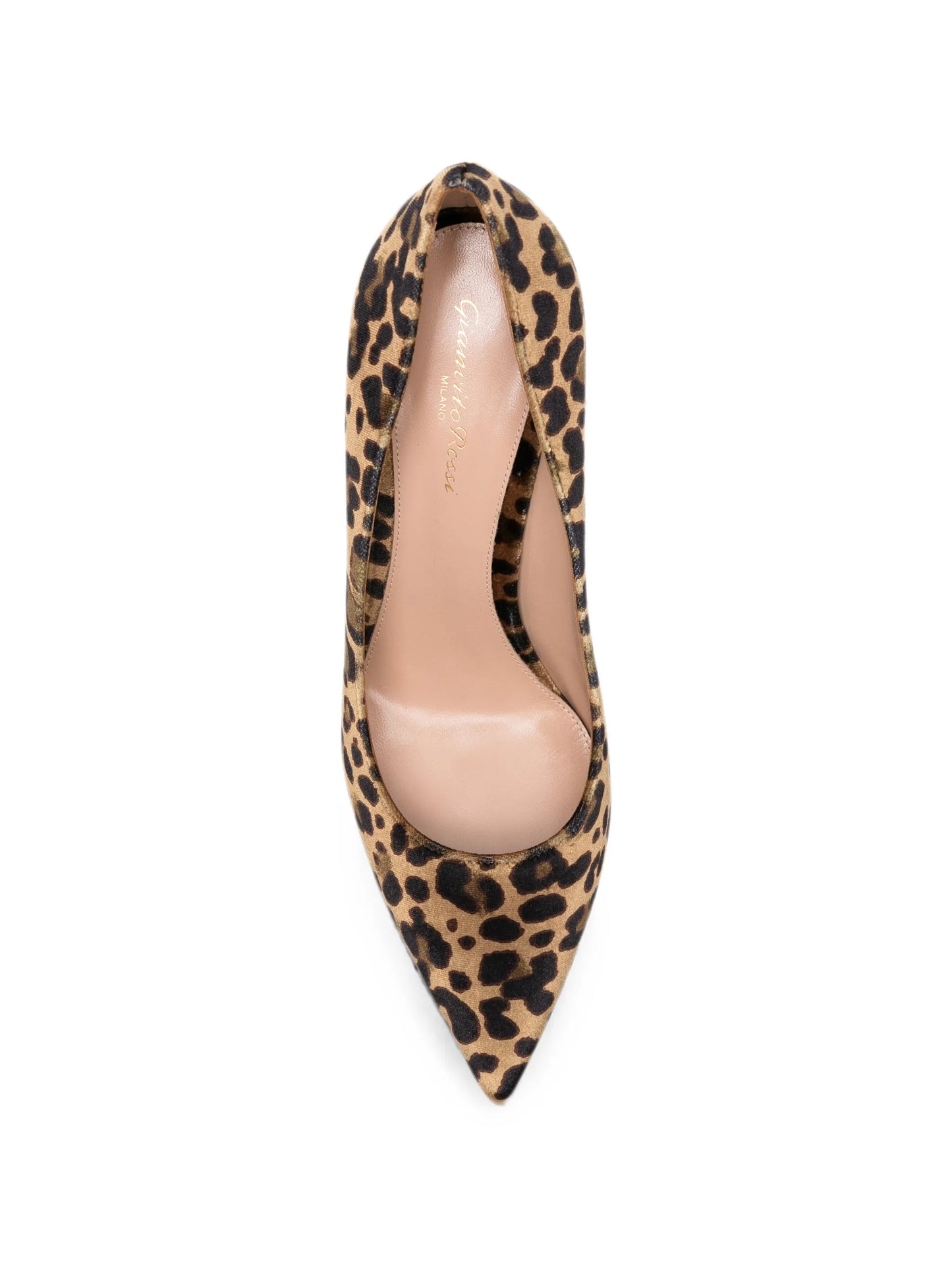 Gianvito leopard-print velvet heeled pumps