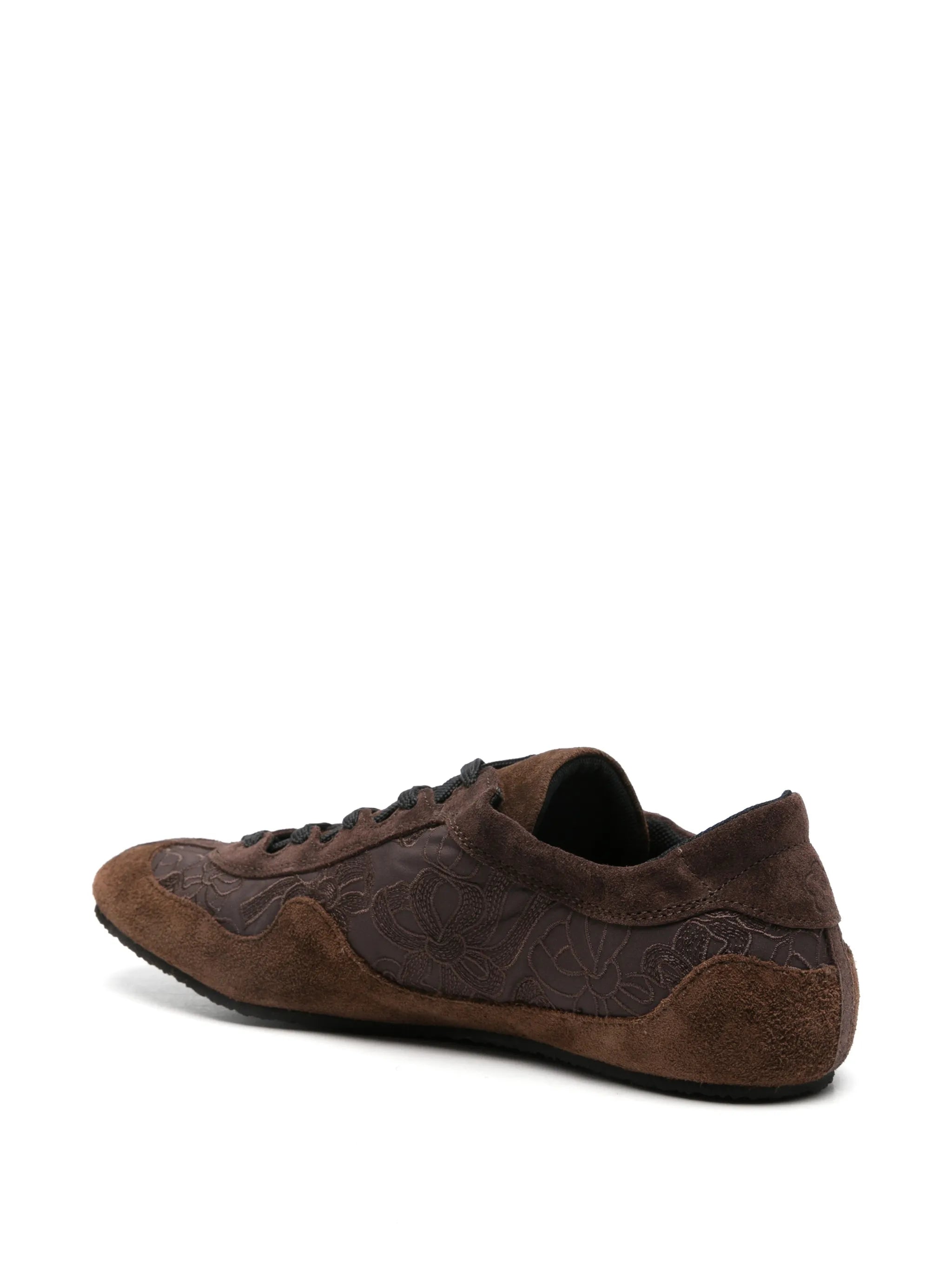 Blaise floral-embroidered sneakers