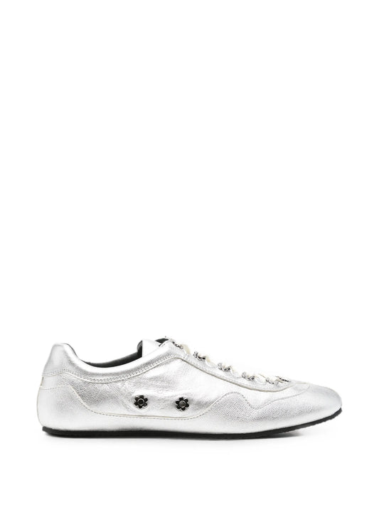 Blaise flower-stud sneakers