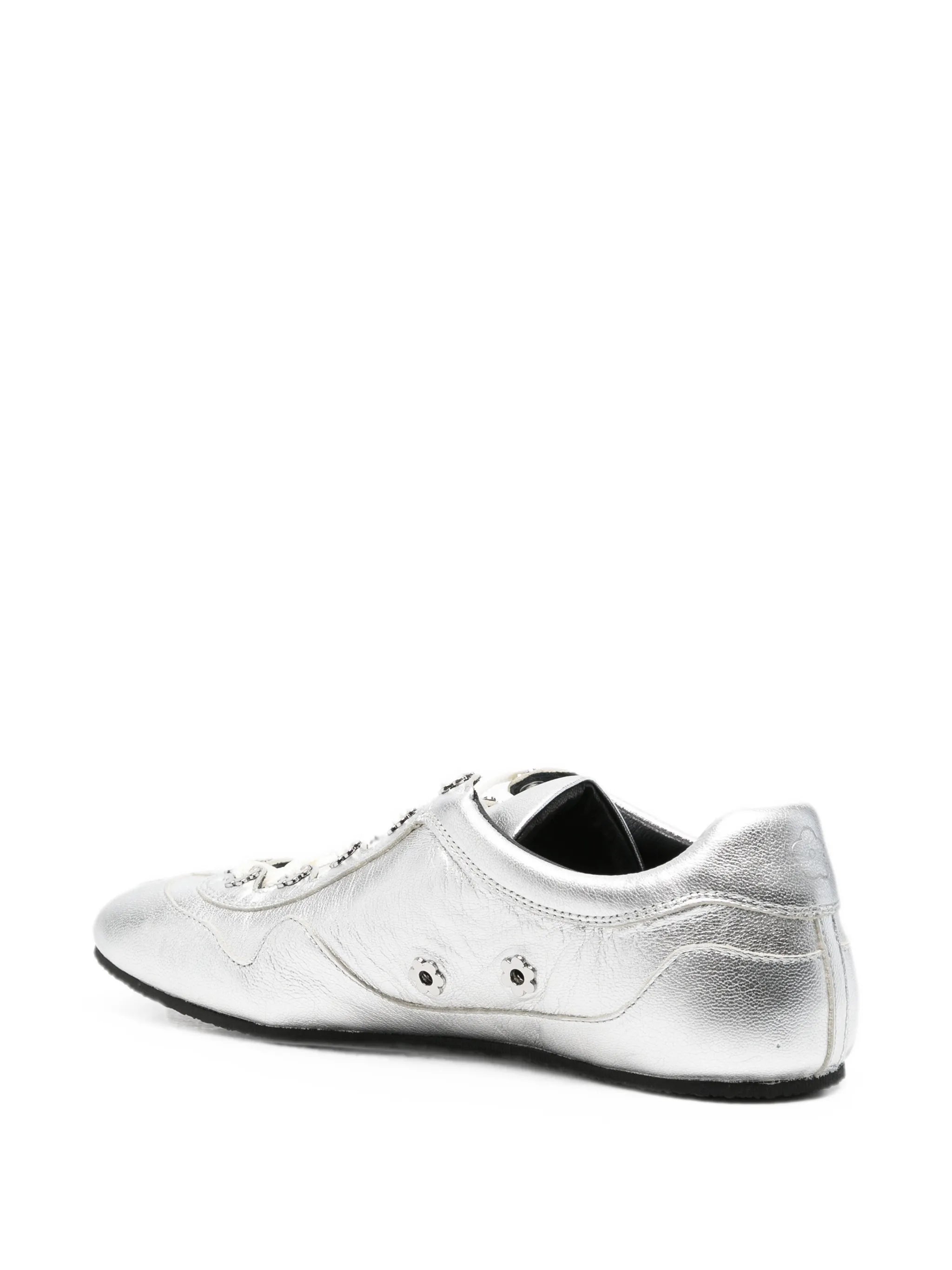 Blaise flower-stud sneakers
