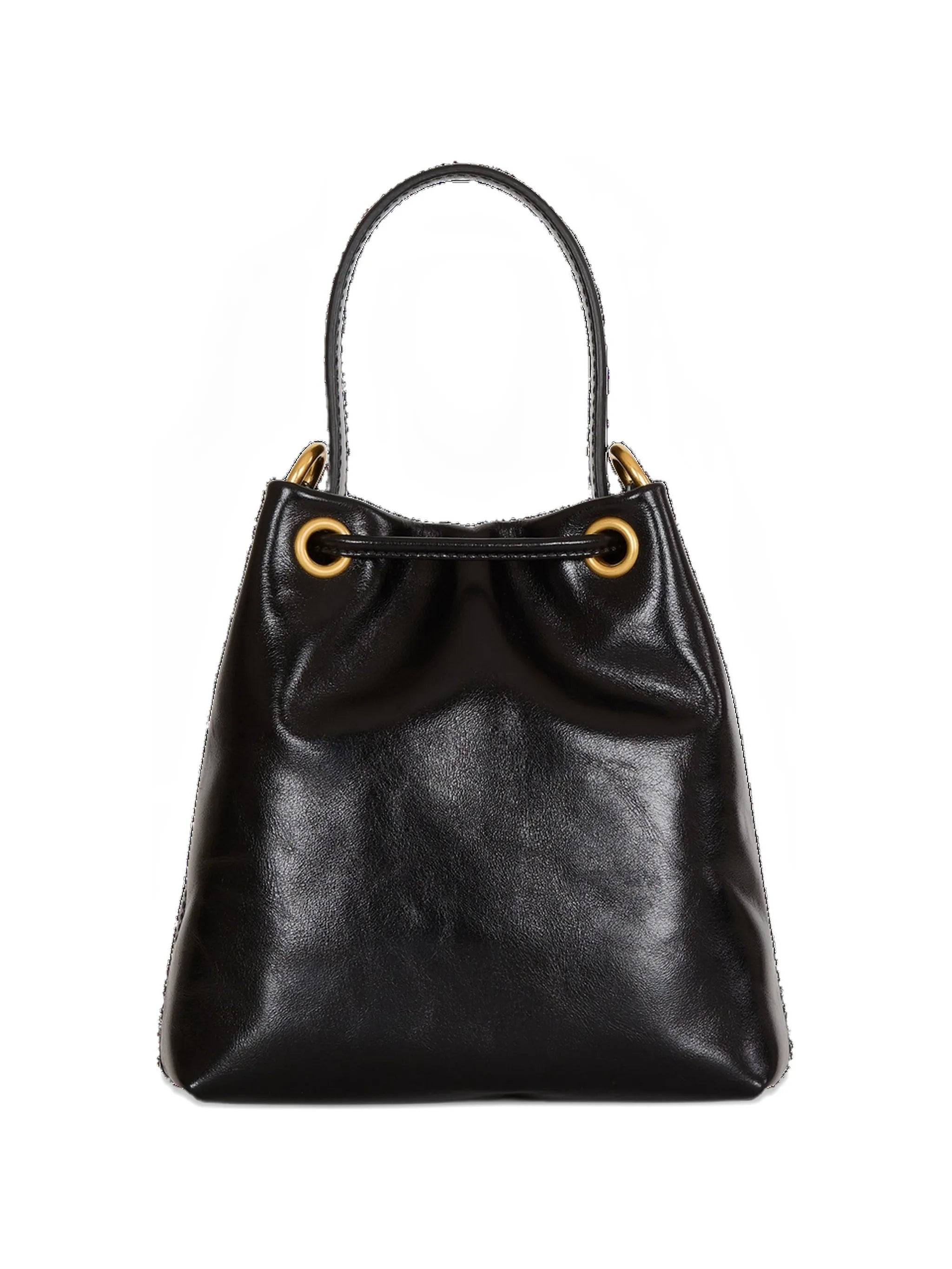 Pulse bucket bag in smooth leather