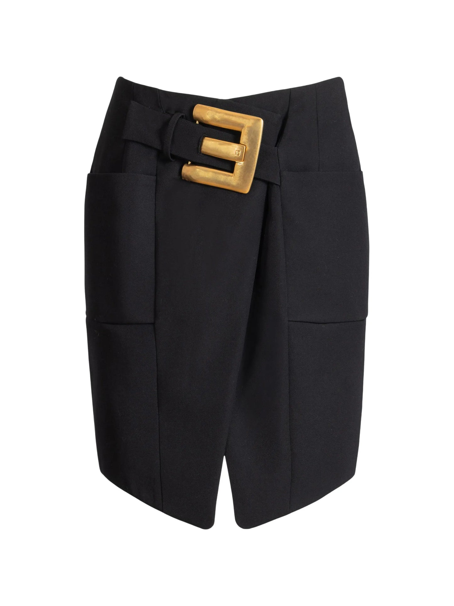 belted grain de poudre skirt