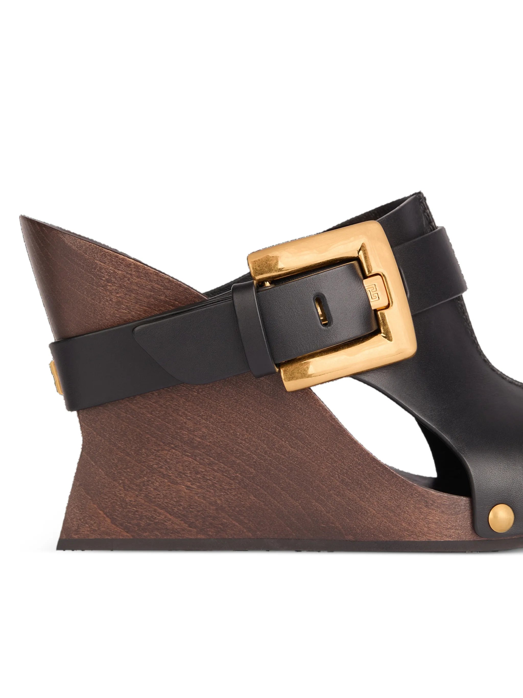 Anthem Wedge smooth leather mules