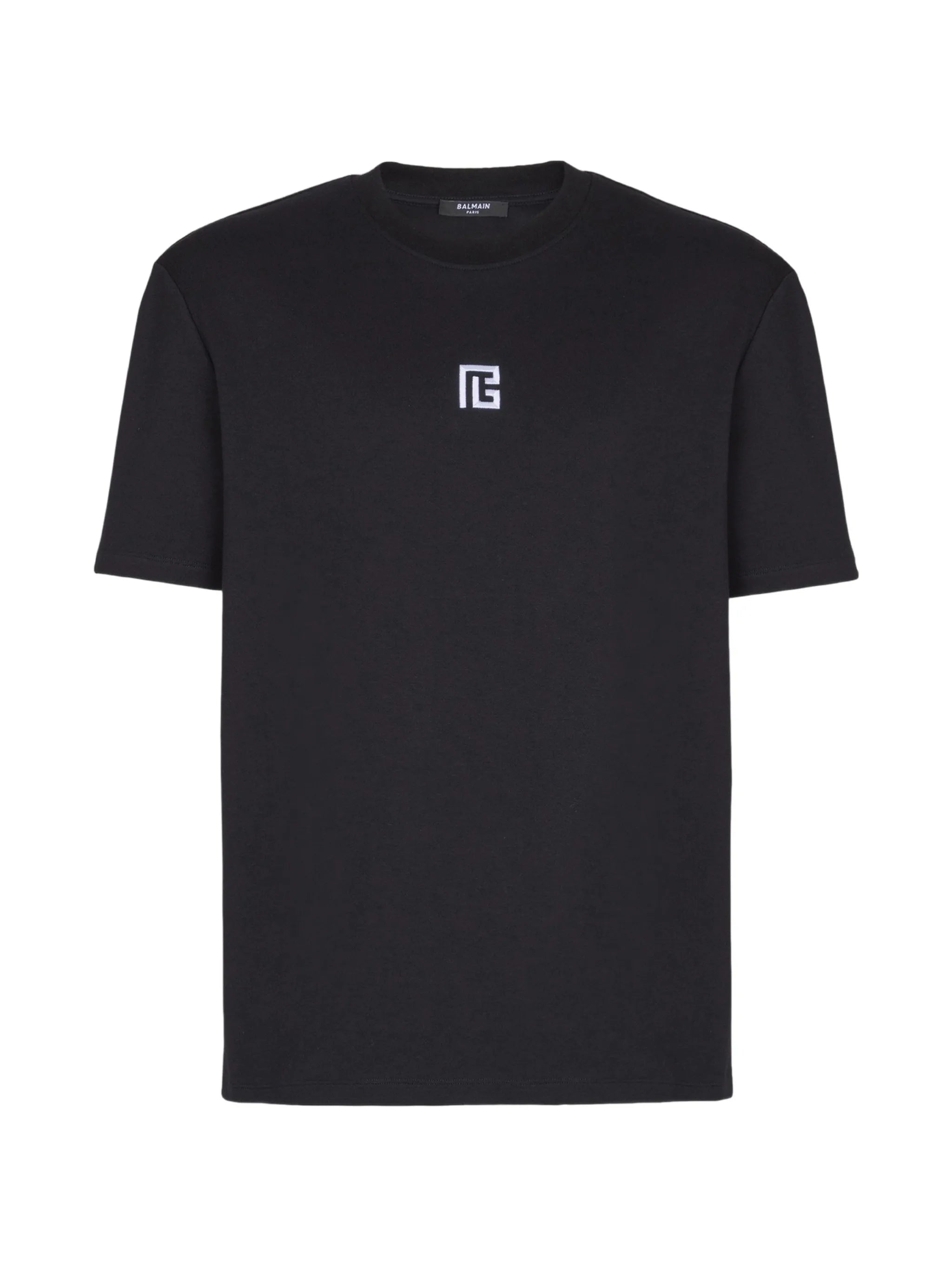 T-shirt with embroidered logo