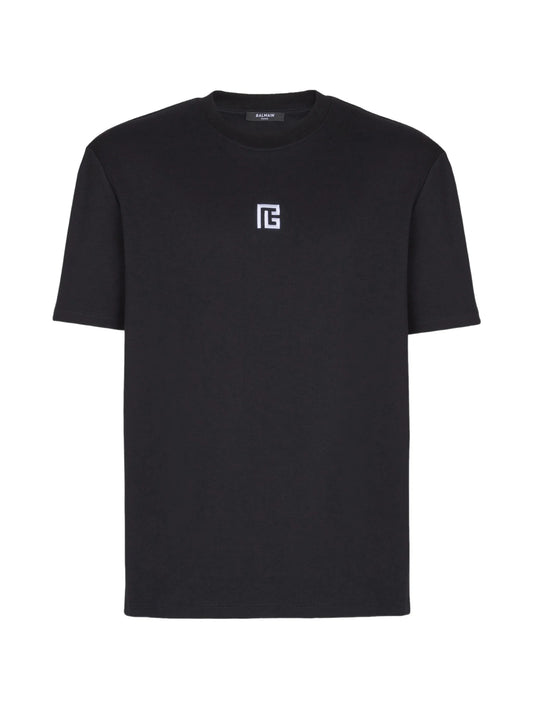 T-shirt with embroidered logo