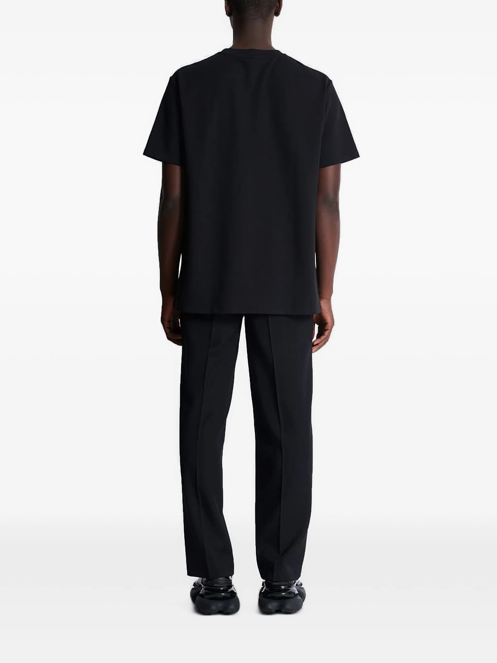 T-shirt with embroidered logo