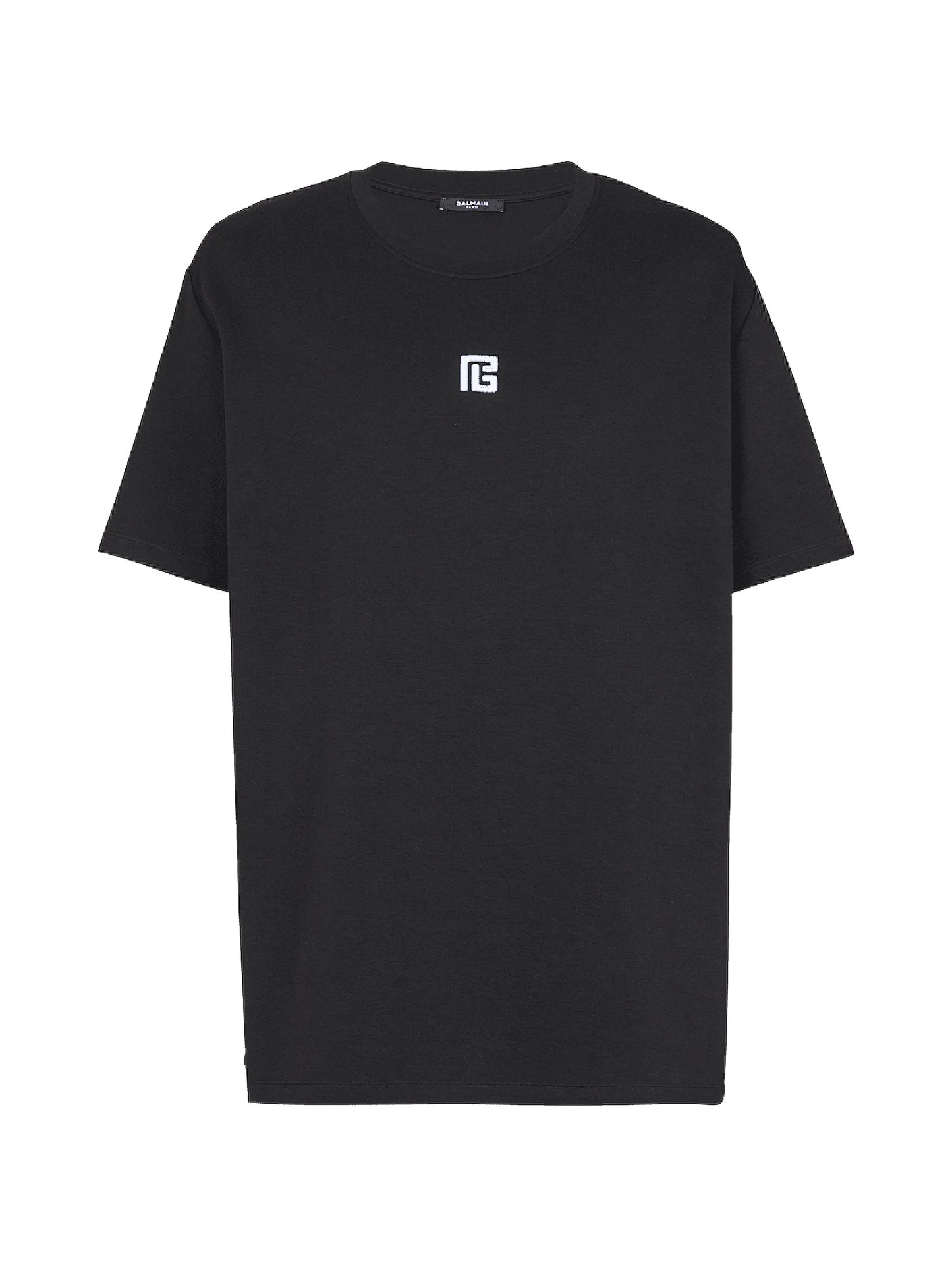 T-shirt with embroidered logo