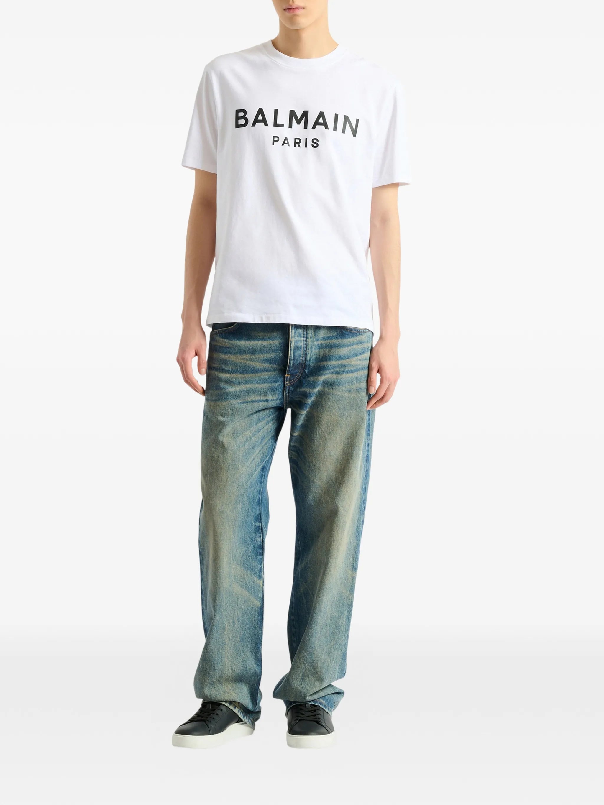 printed Balmain Paris T-shirt