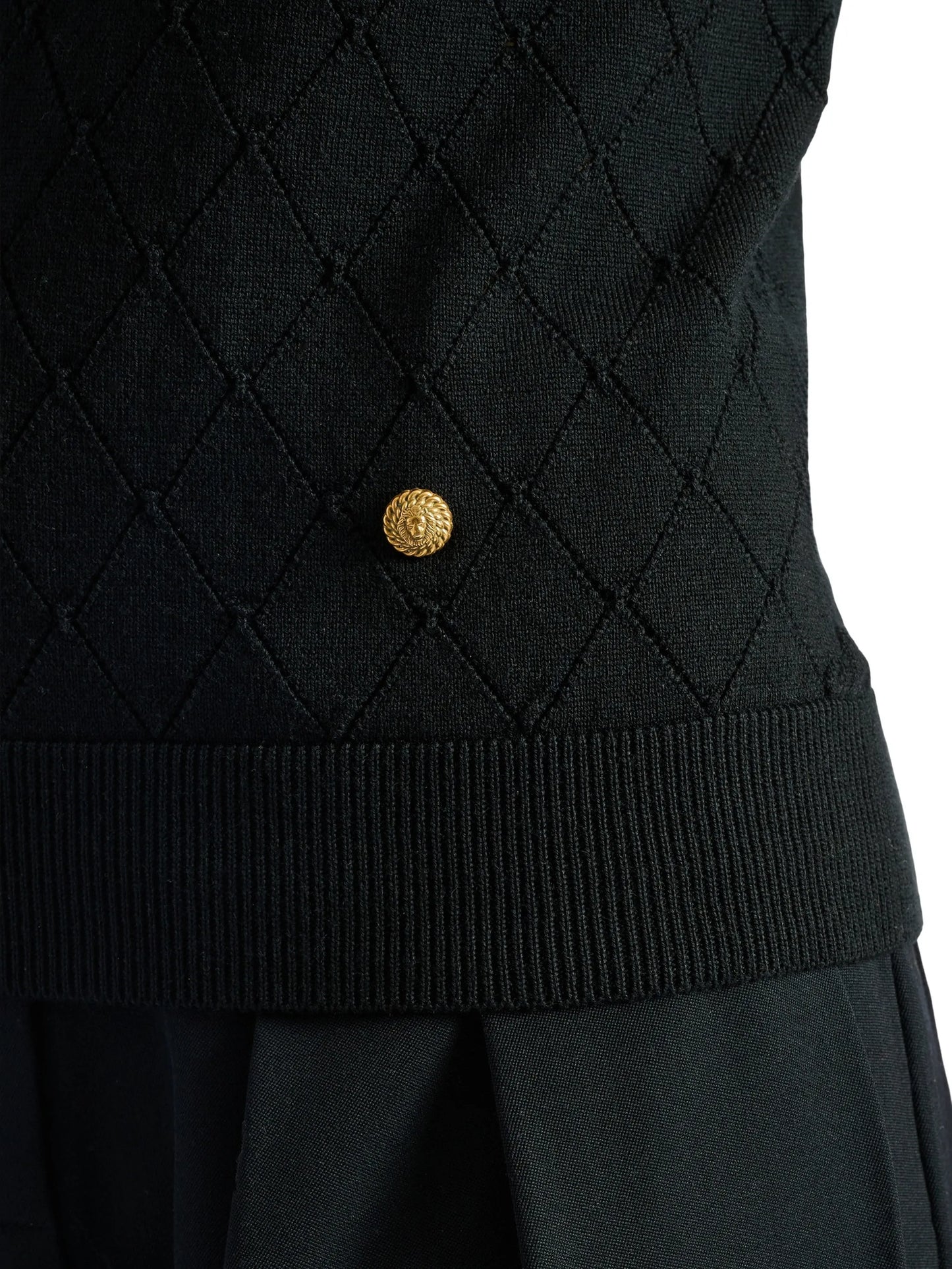 sleeveless knit top
