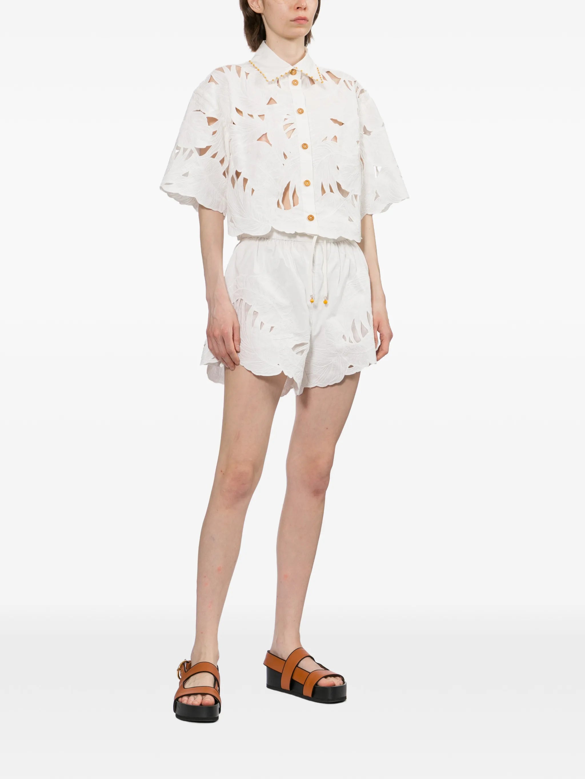 Mahon embroidered shorts