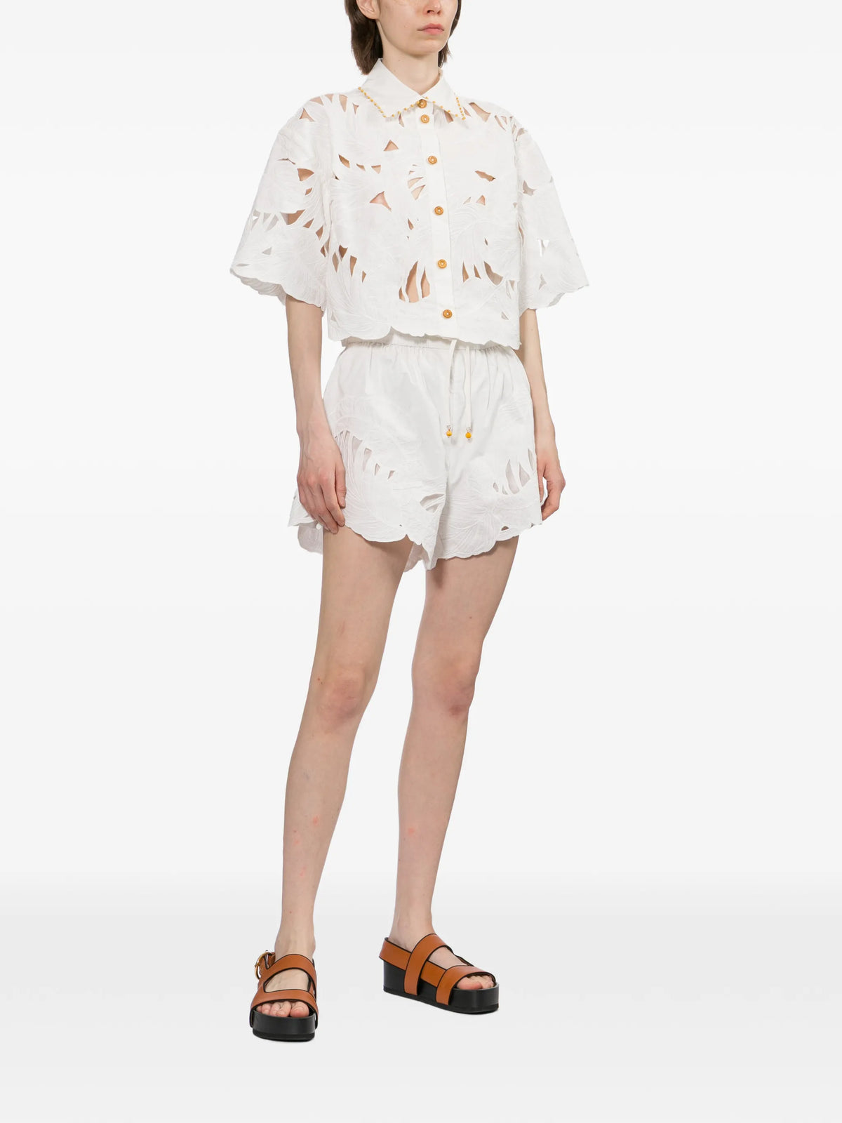 Mahon embroidered shorts