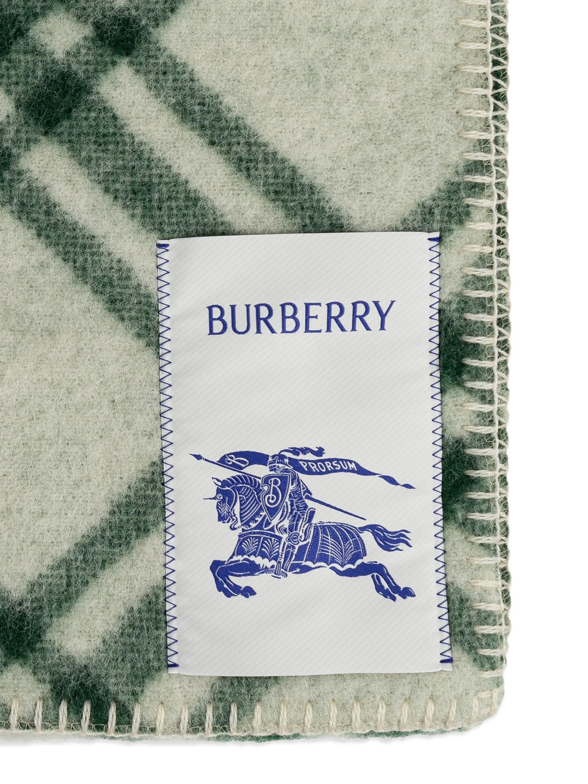 Check wool scarf