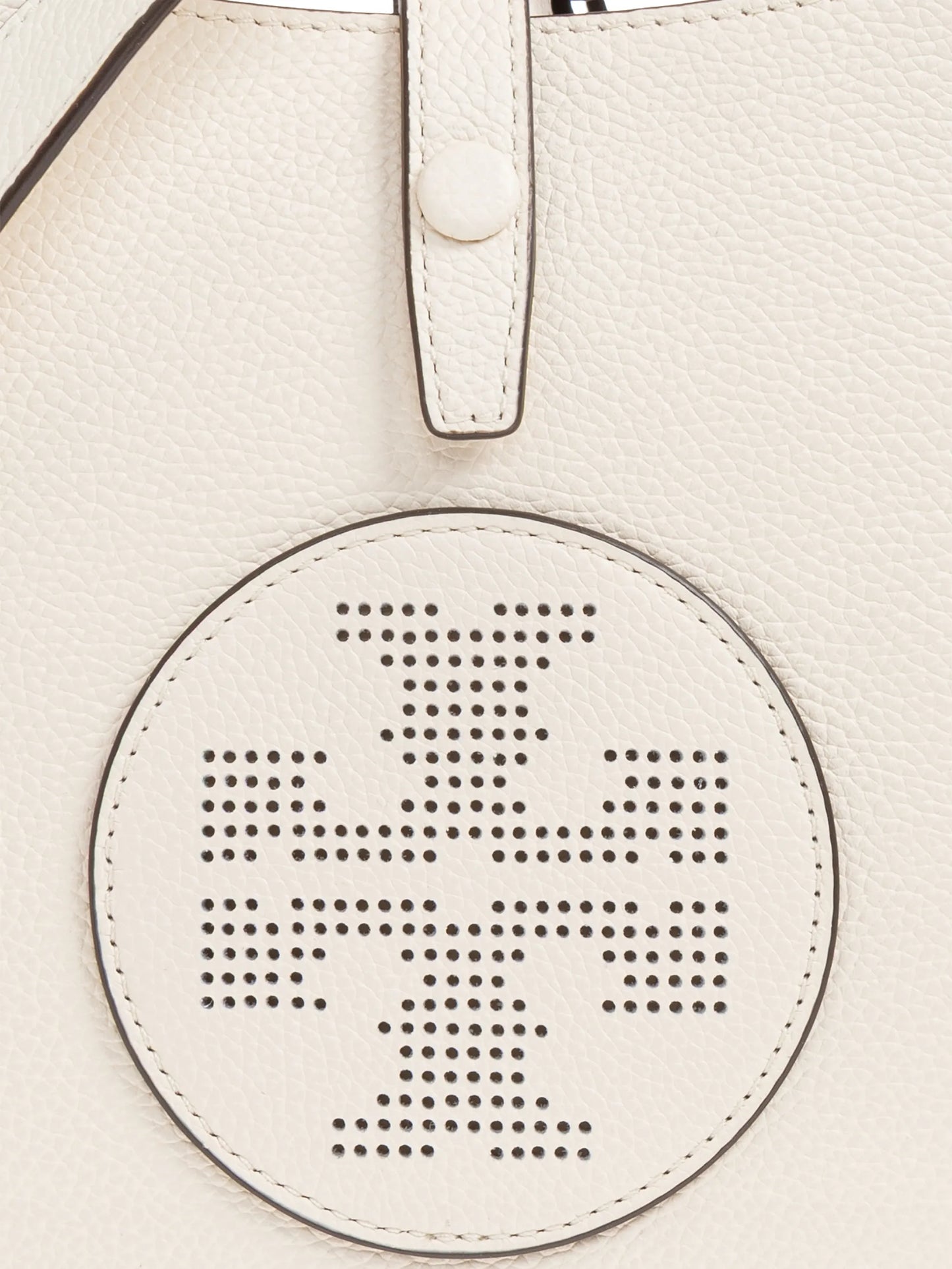 perforated-logo leather cross body bag