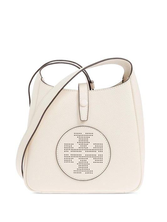 perforated-logo leather cross body bag