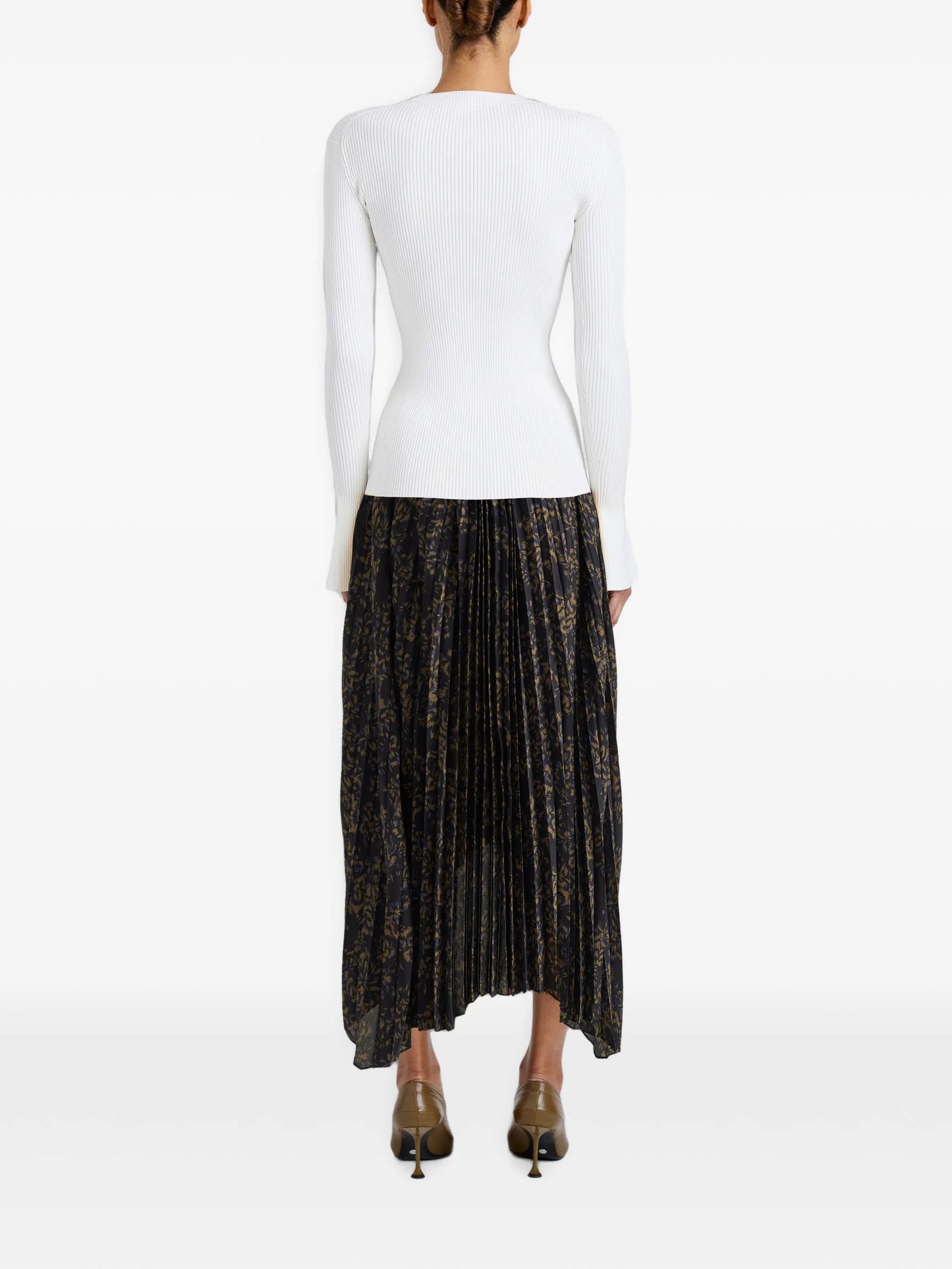 Paulina skirt in pleated georgette