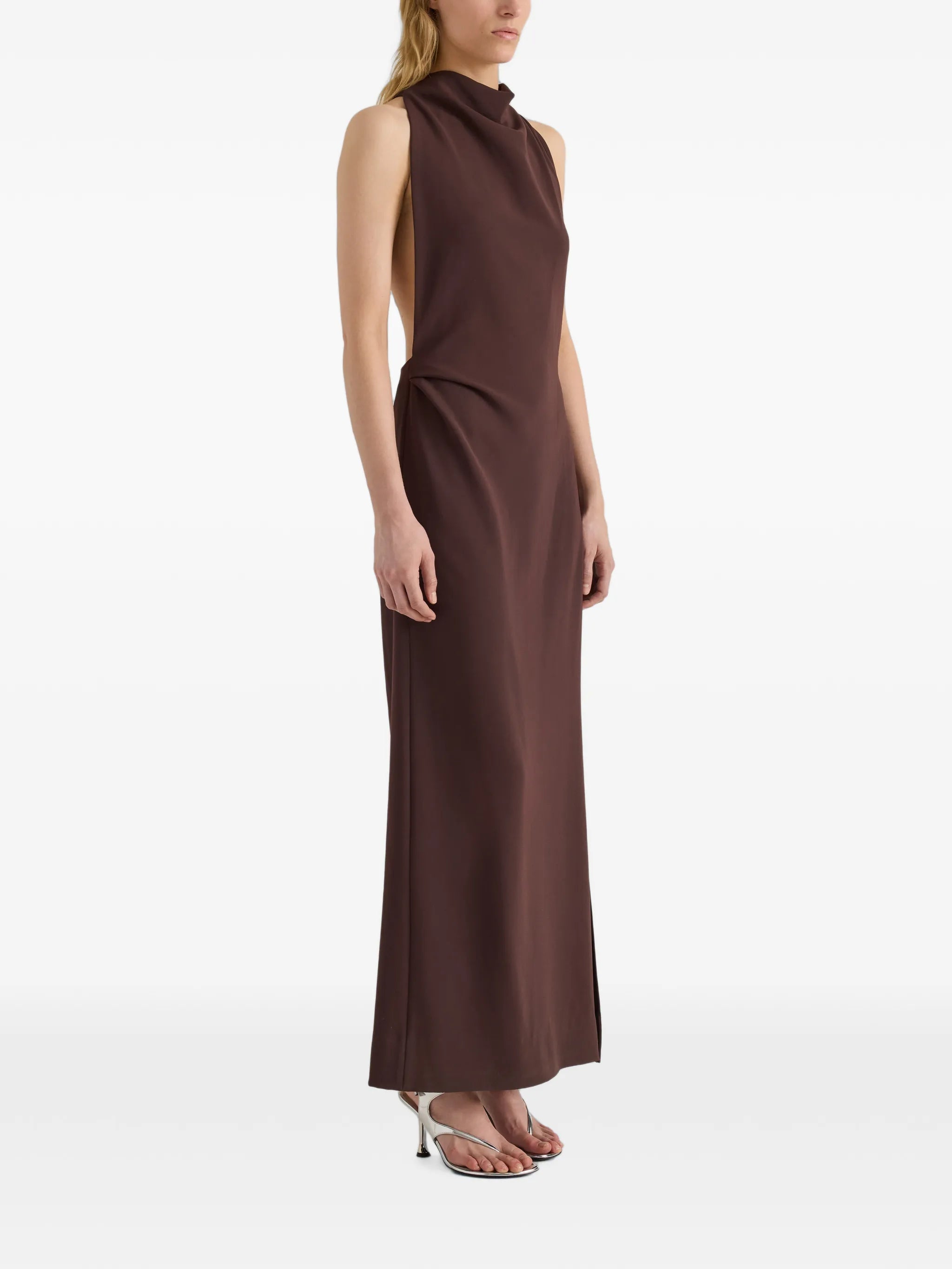 Selena dress in matte double crepe