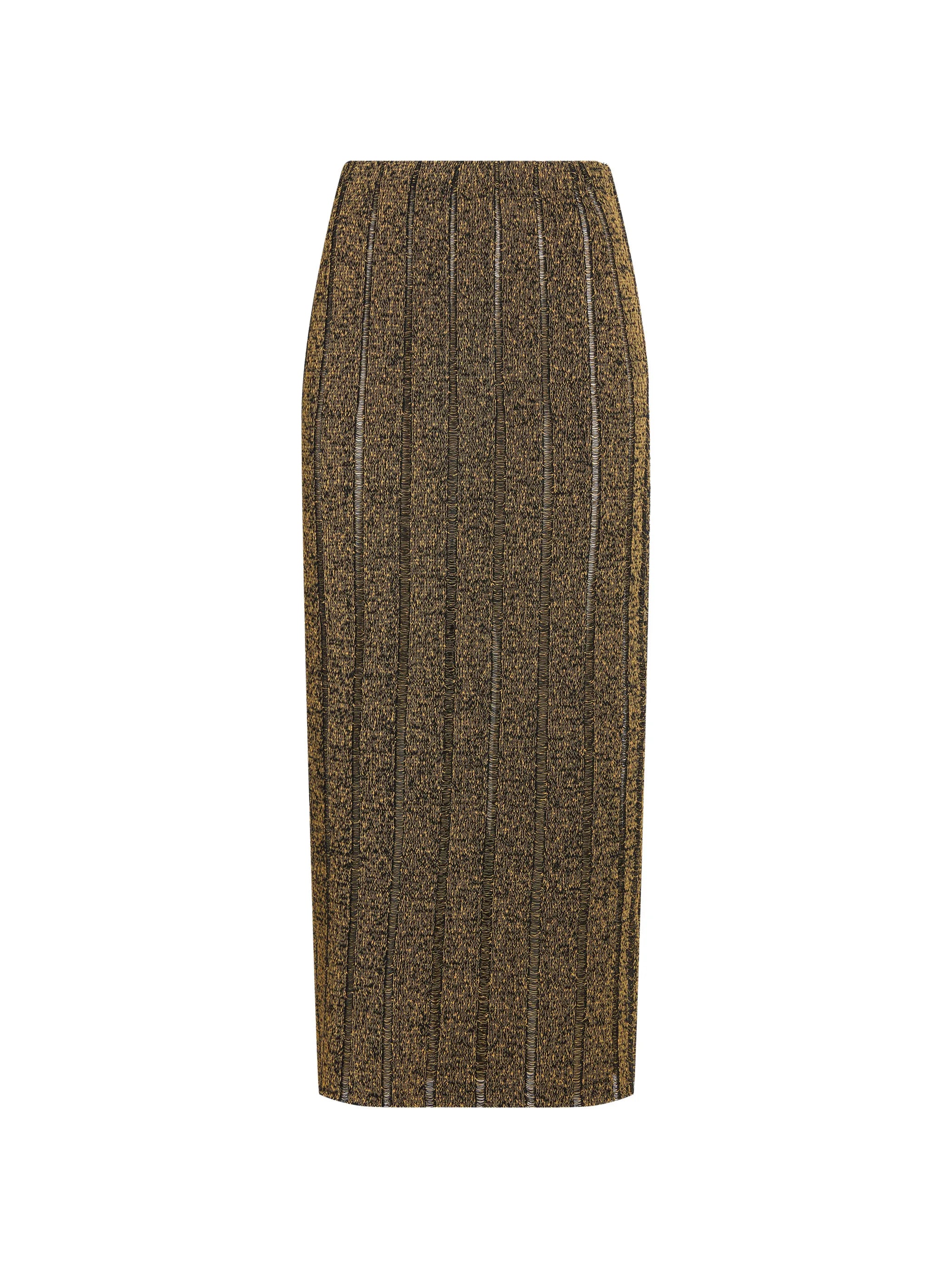 Maelle skirt in drop needle tweed