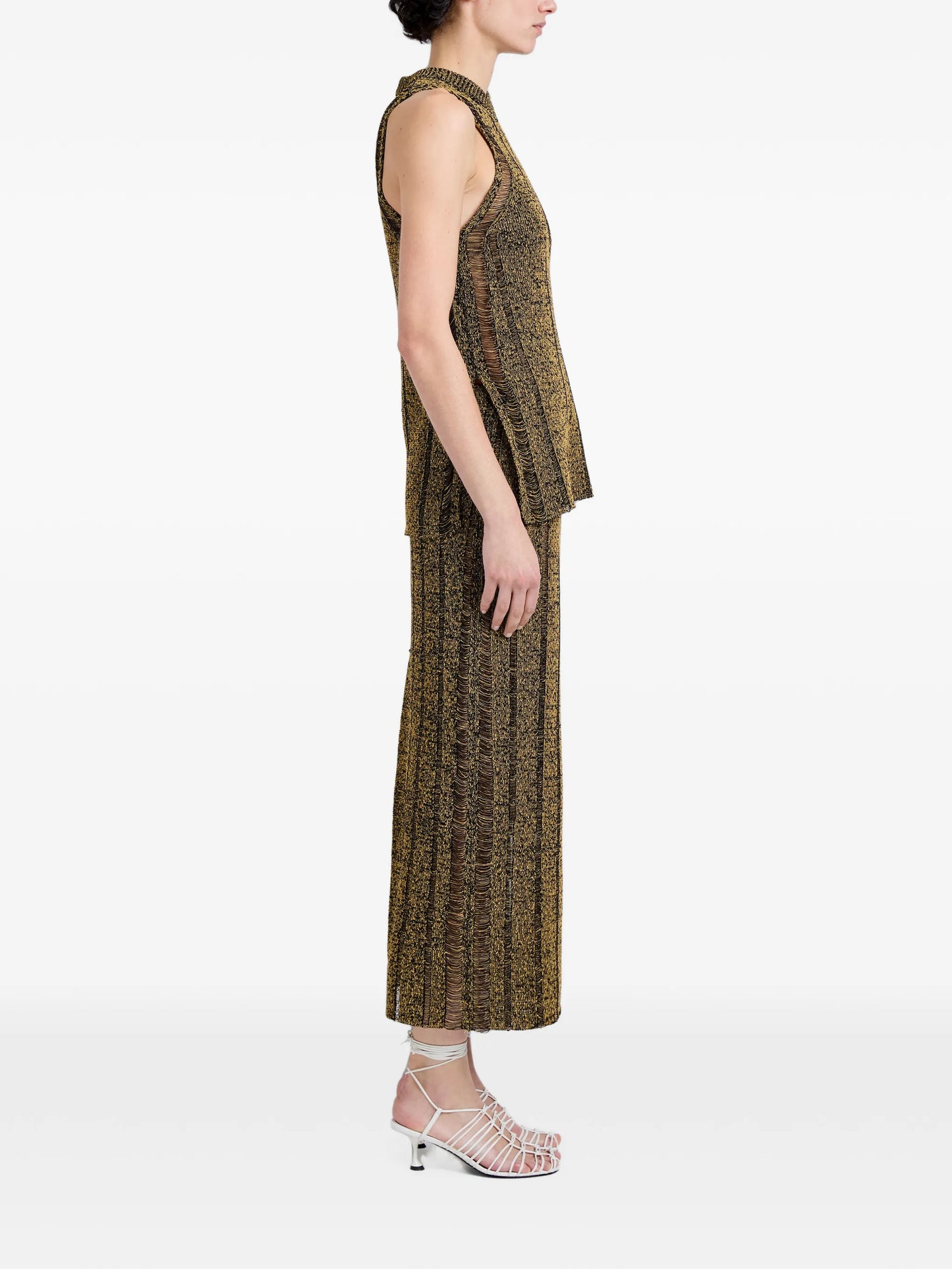 Maelle skirt in drop needle tweed