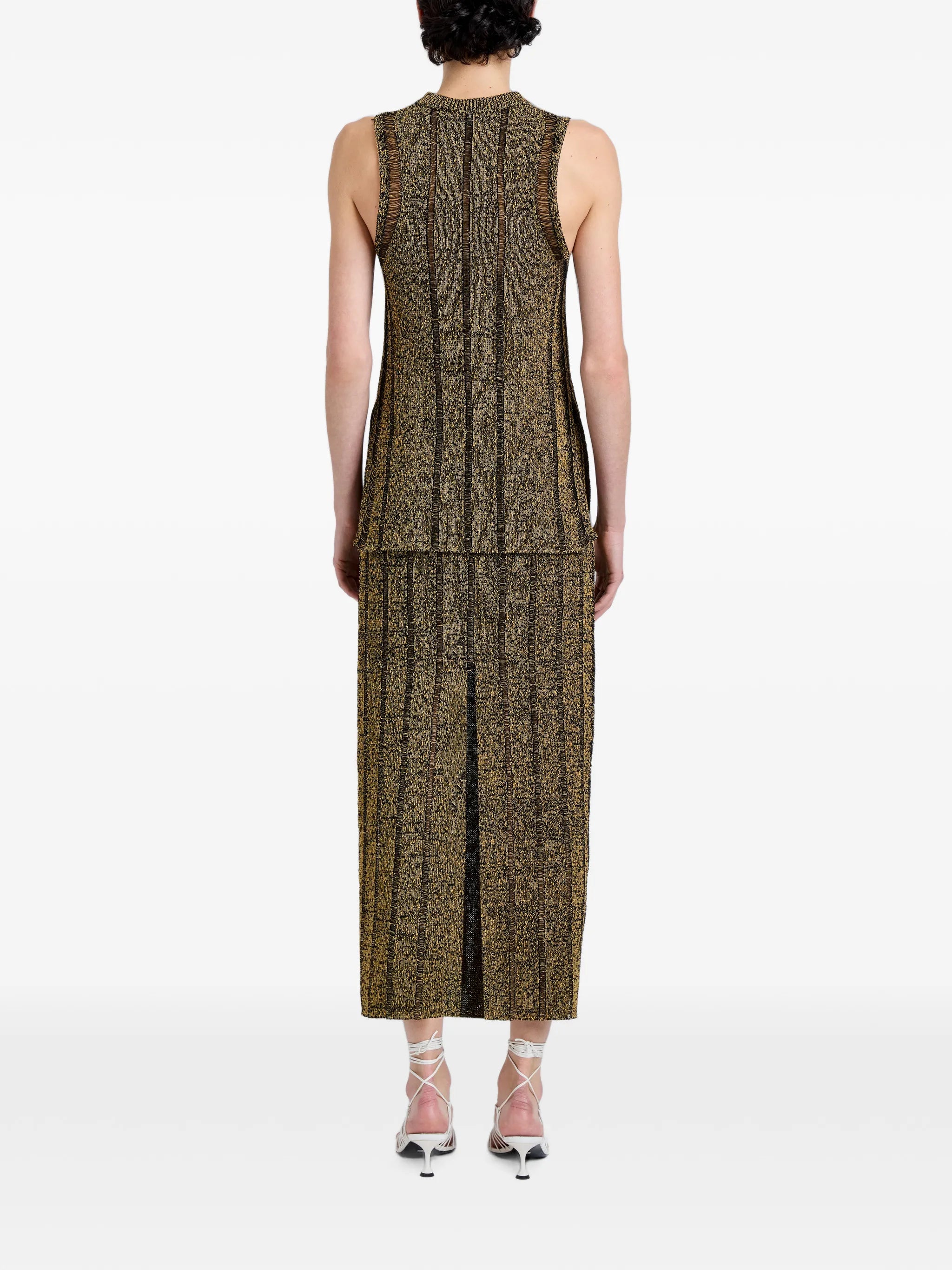 Maelle skirt in drop needle tweed
