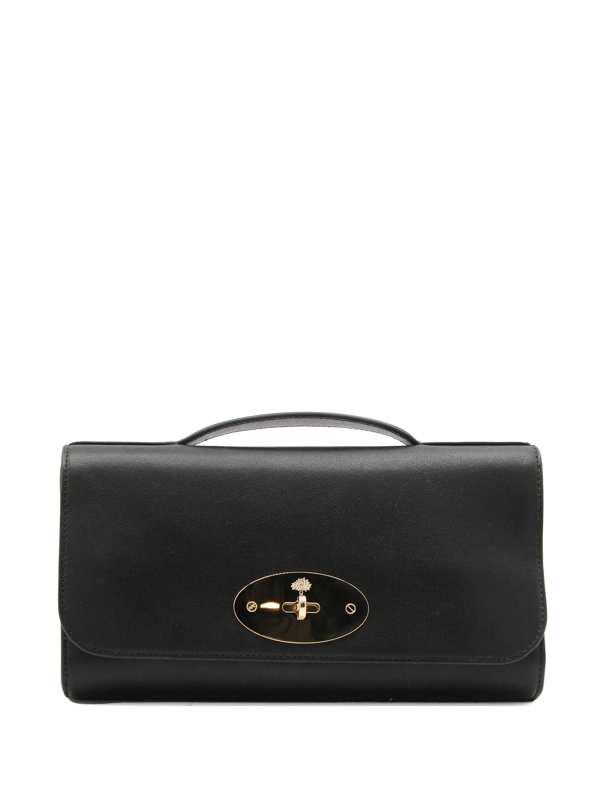 Lily leather clutch bag