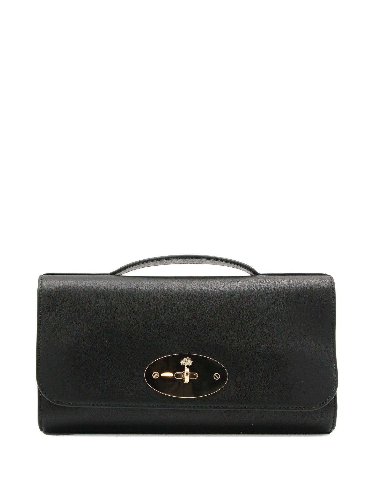 Lily leather clutch bag