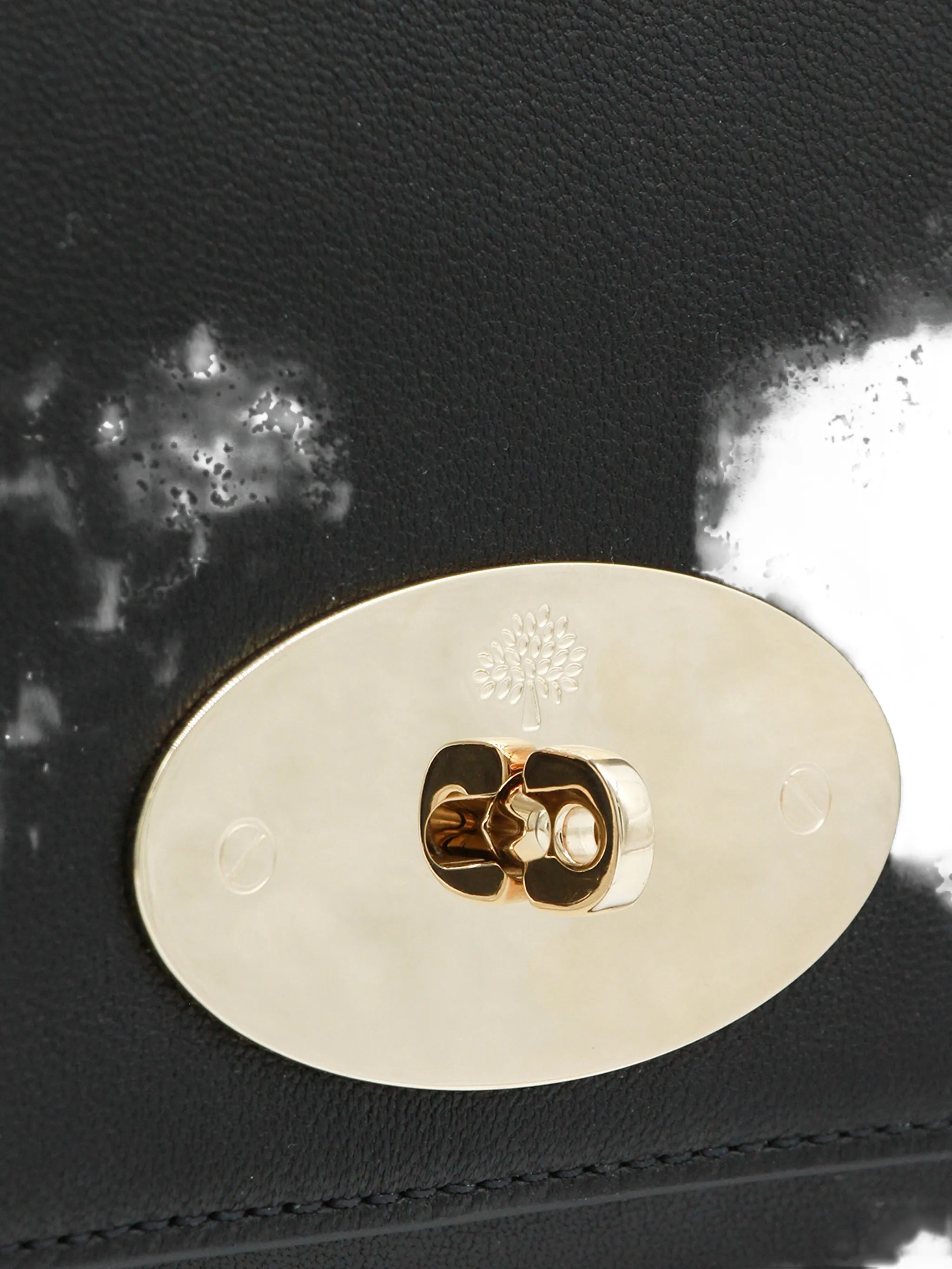 Lily leather clutch bag