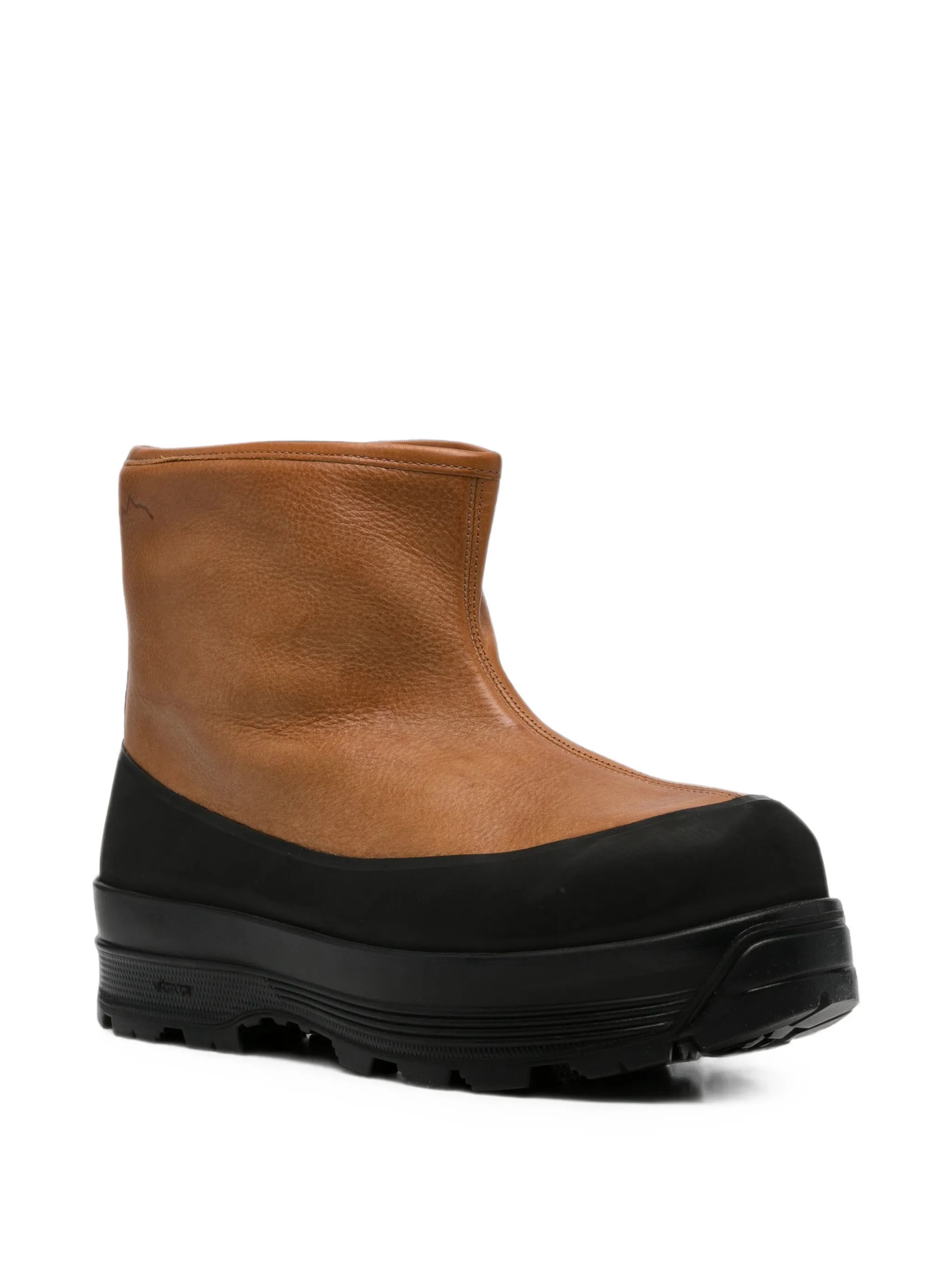 Badia shearling-lined leather boots