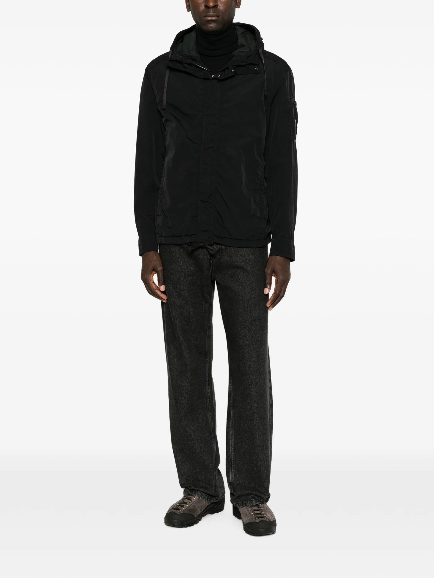 Lens hooded jacket