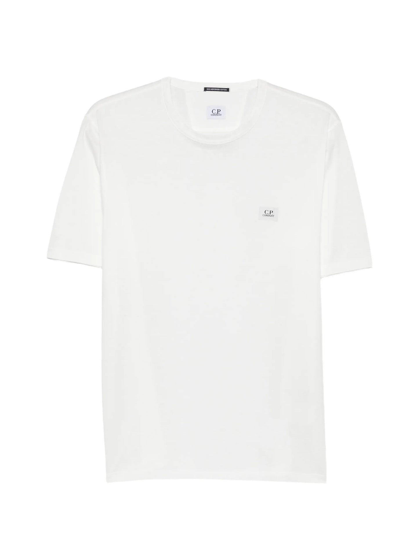 logo-patch jersey T-shirt