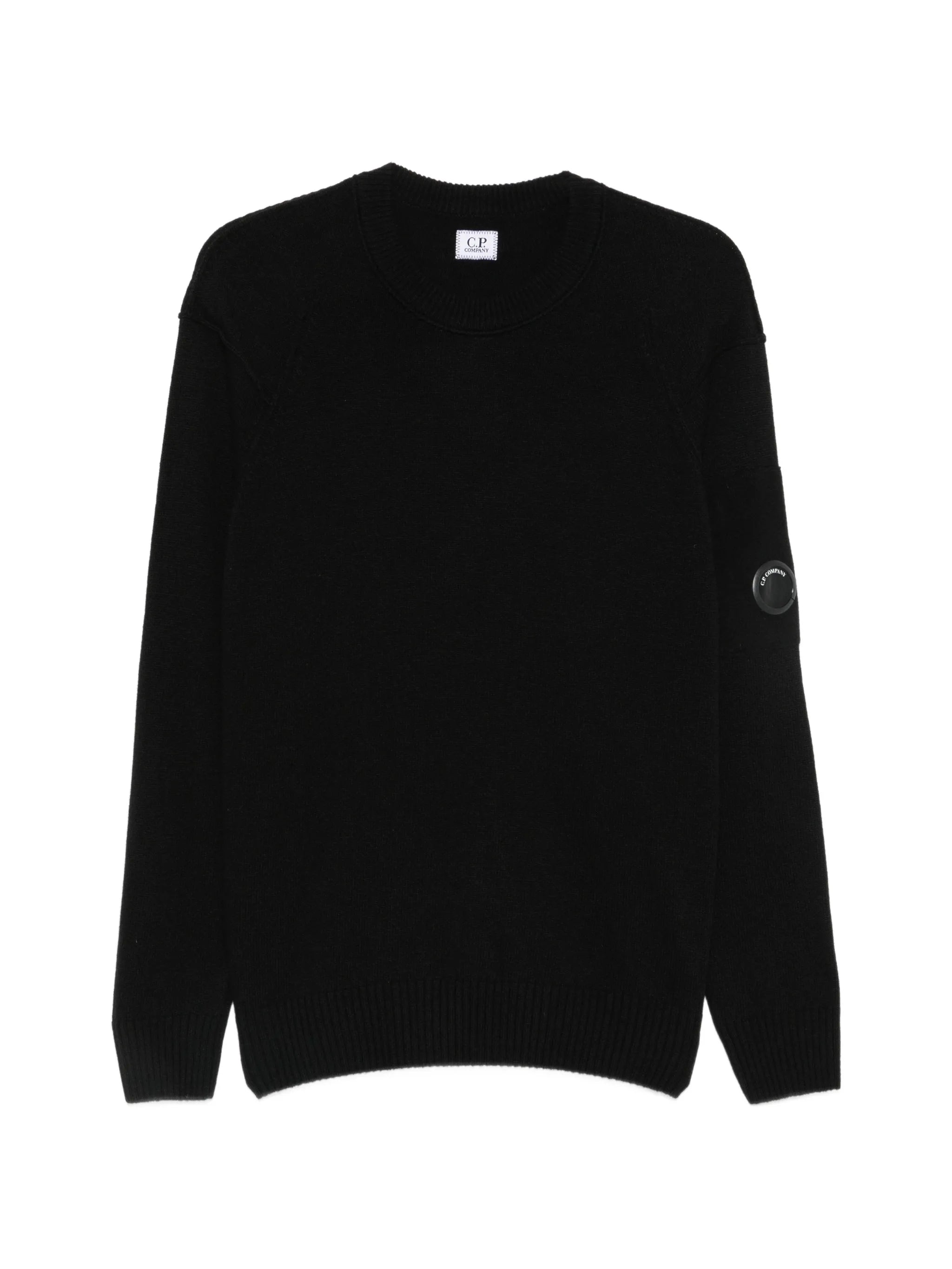 lambswool Lens crewneck sweater