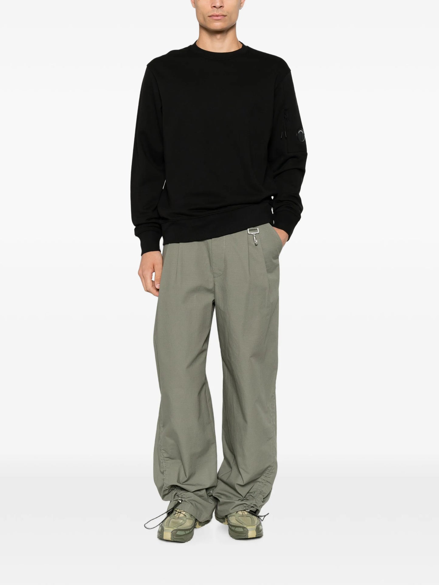 crew-neck sweatshirt