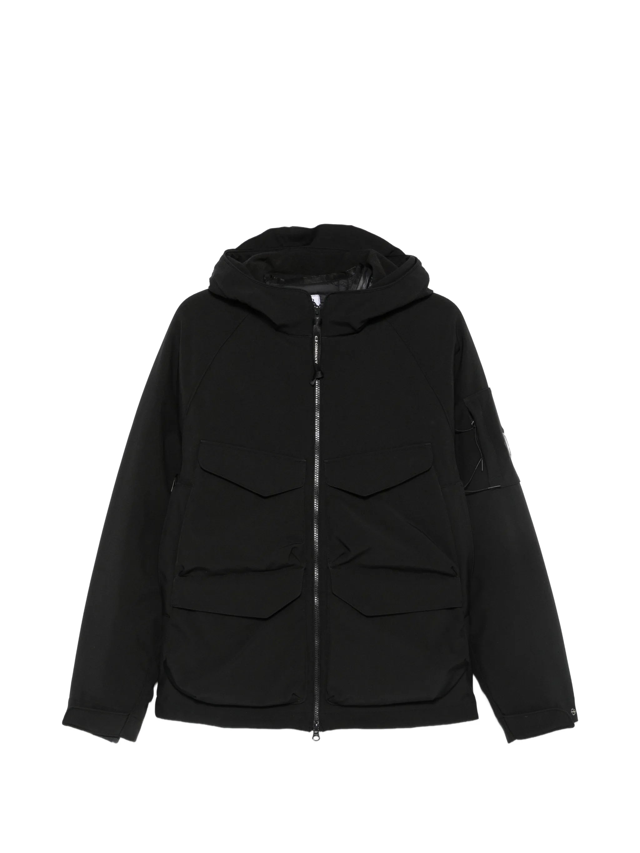 C.P. Shell-R padded hooded lens jacket